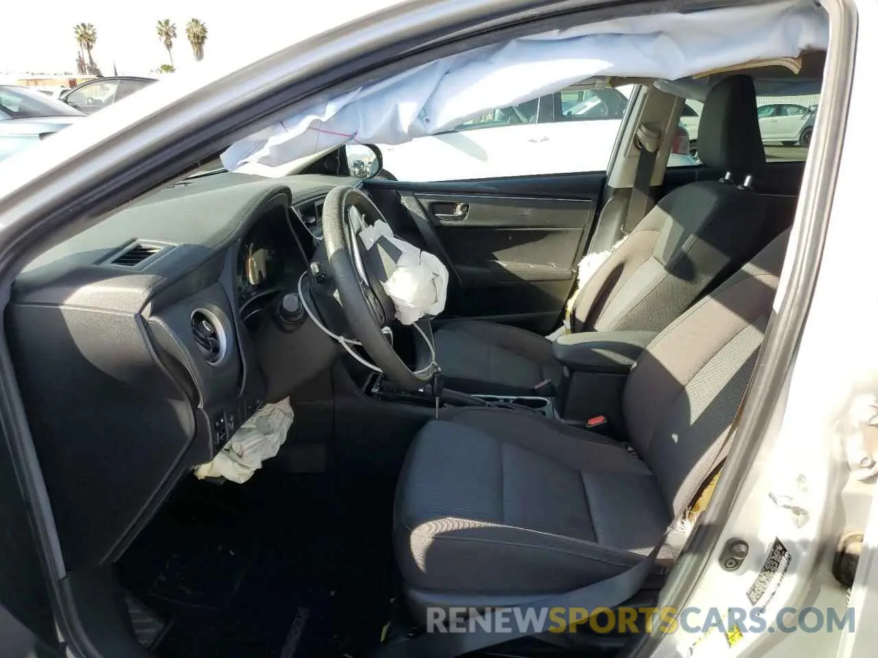 7 Photograph of a damaged car 5YFBURHE3KP942215 TOYOTA COROLLA 2019