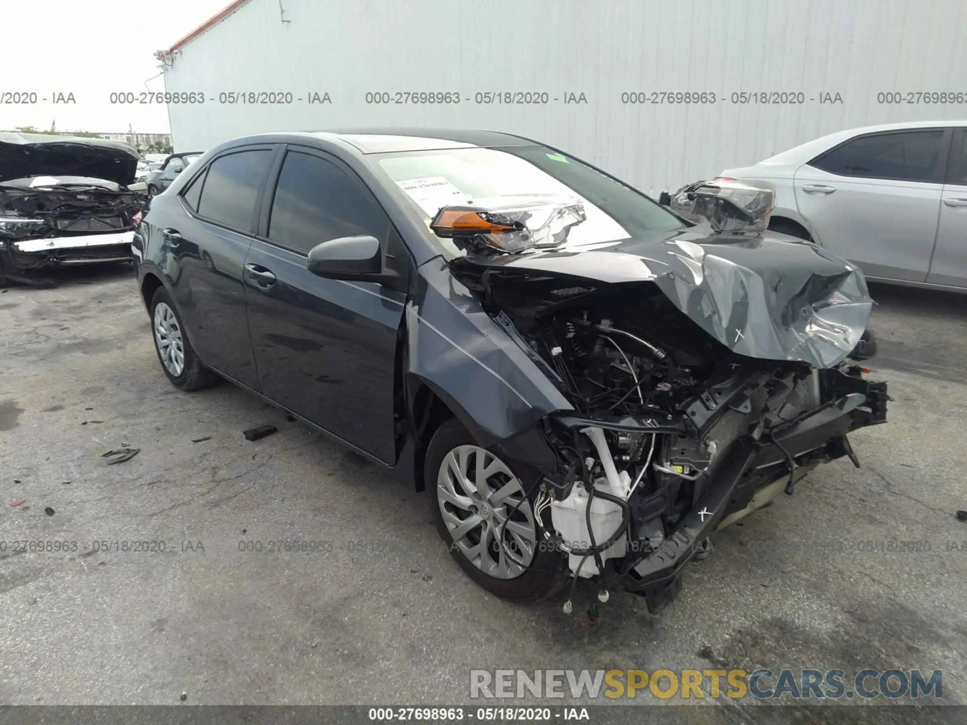 1 Photograph of a damaged car 5YFBURHE3KP944840 TOYOTA COROLLA 2019