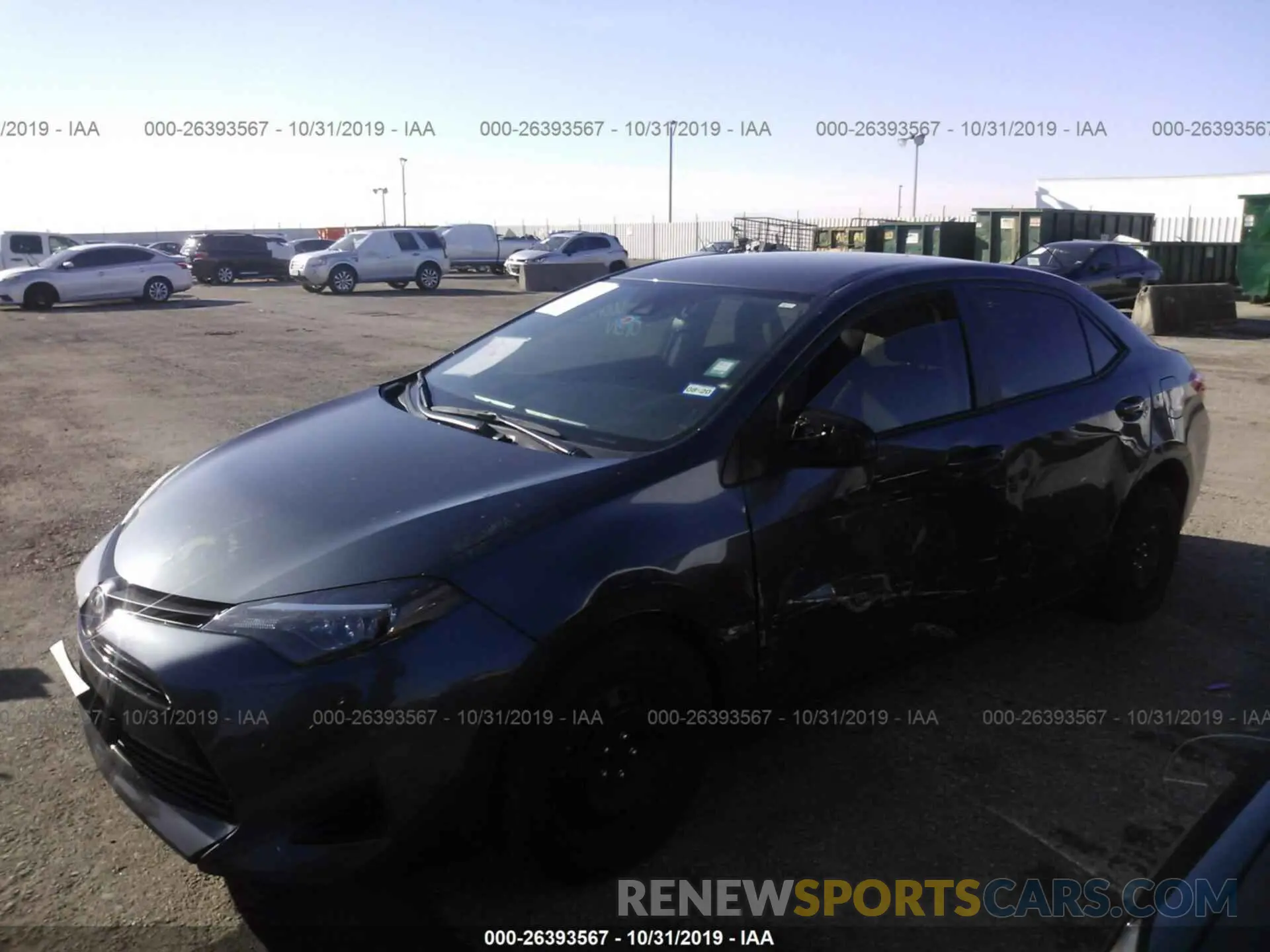 2 Photograph of a damaged car 5YFBURHE4KP857190 TOYOTA COROLLA 2019