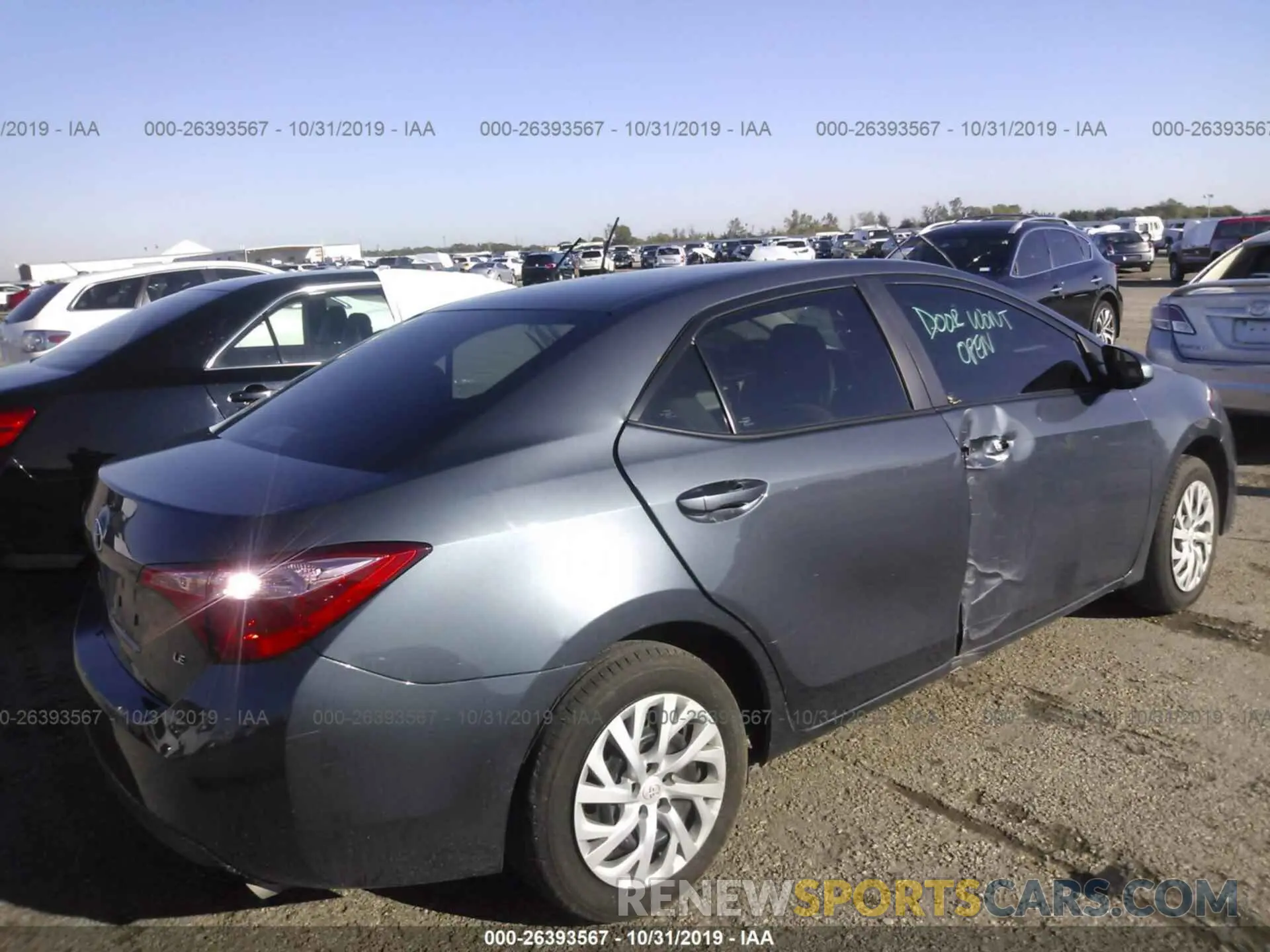 4 Photograph of a damaged car 5YFBURHE4KP857190 TOYOTA COROLLA 2019