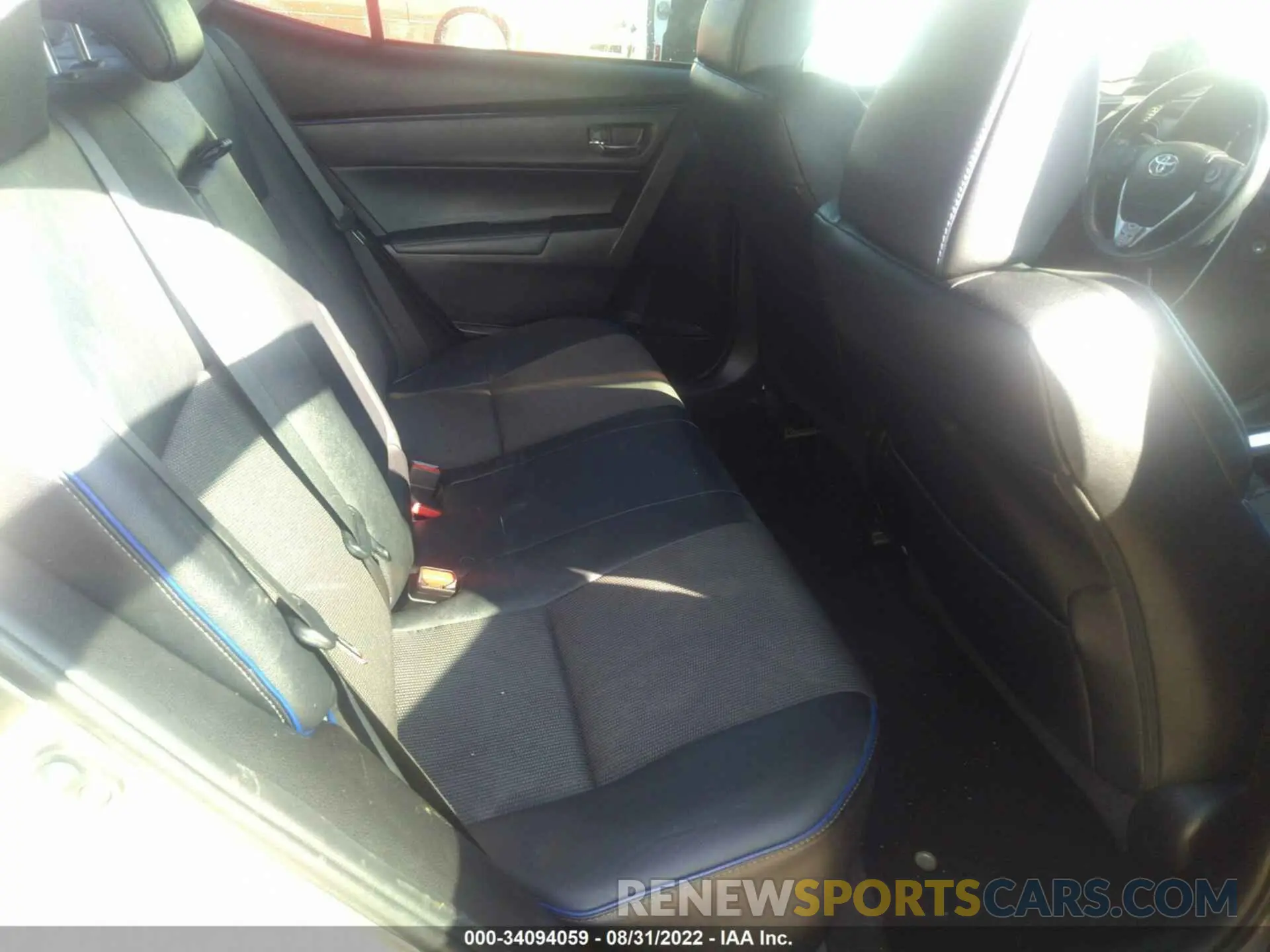 8 Photograph of a damaged car 5YFBURHE4KP862728 TOYOTA COROLLA 2019