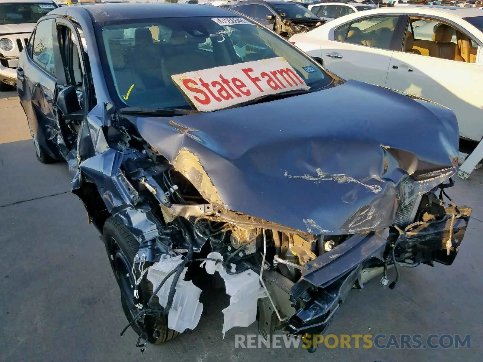 1 Photograph of a damaged car 5YFBURHE4KP863121 TOYOTA COROLLA 2019