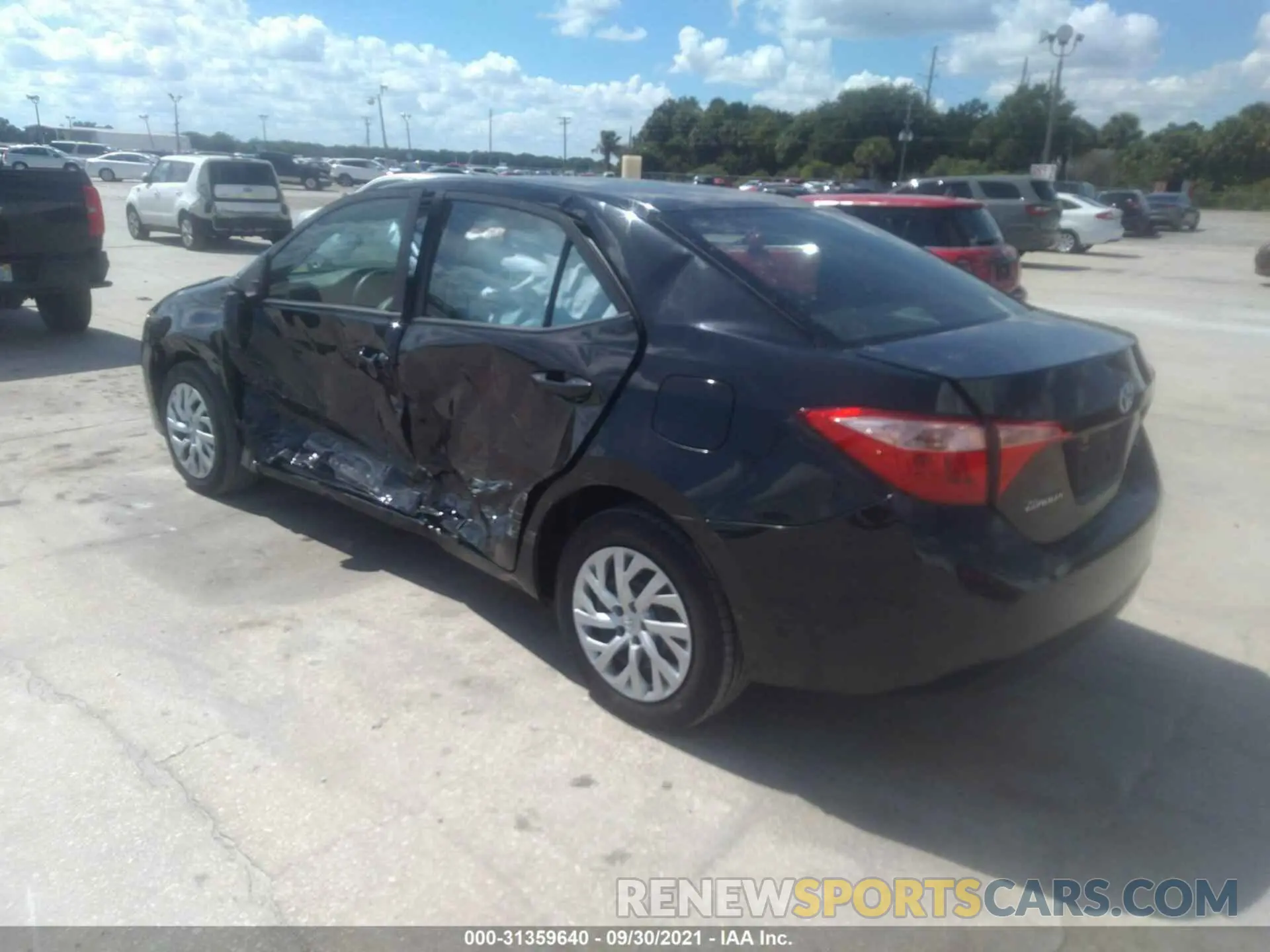 3 Photograph of a damaged car 5YFBURHE4KP863586 TOYOTA COROLLA 2019