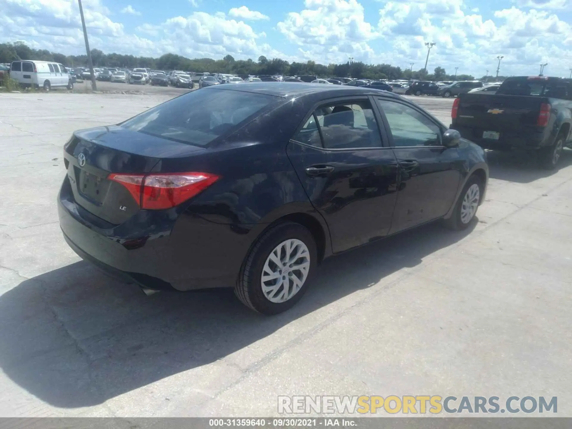 4 Photograph of a damaged car 5YFBURHE4KP863586 TOYOTA COROLLA 2019