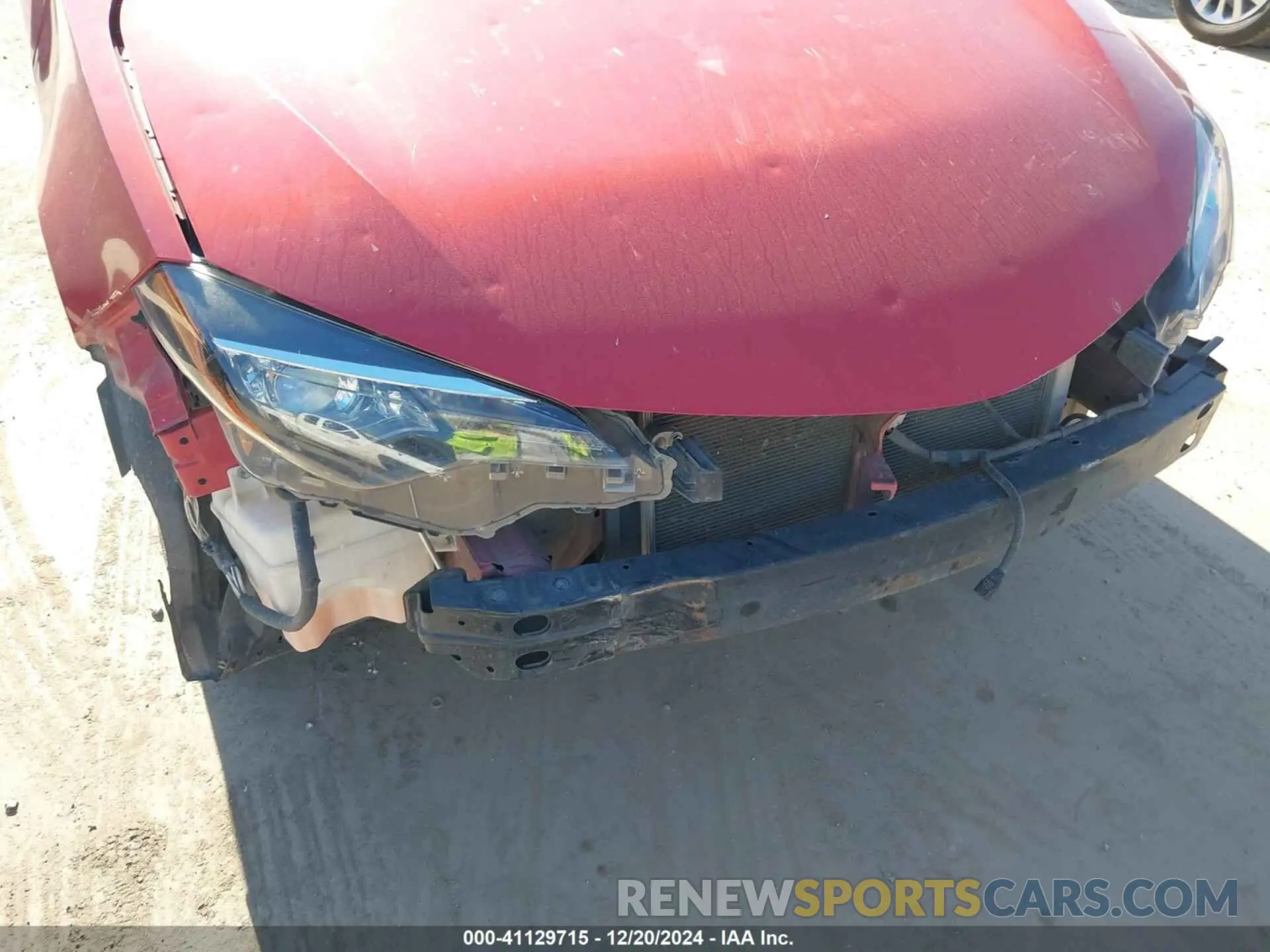 6 Photograph of a damaged car 5YFBURHE4KP871185 TOYOTA COROLLA 2019