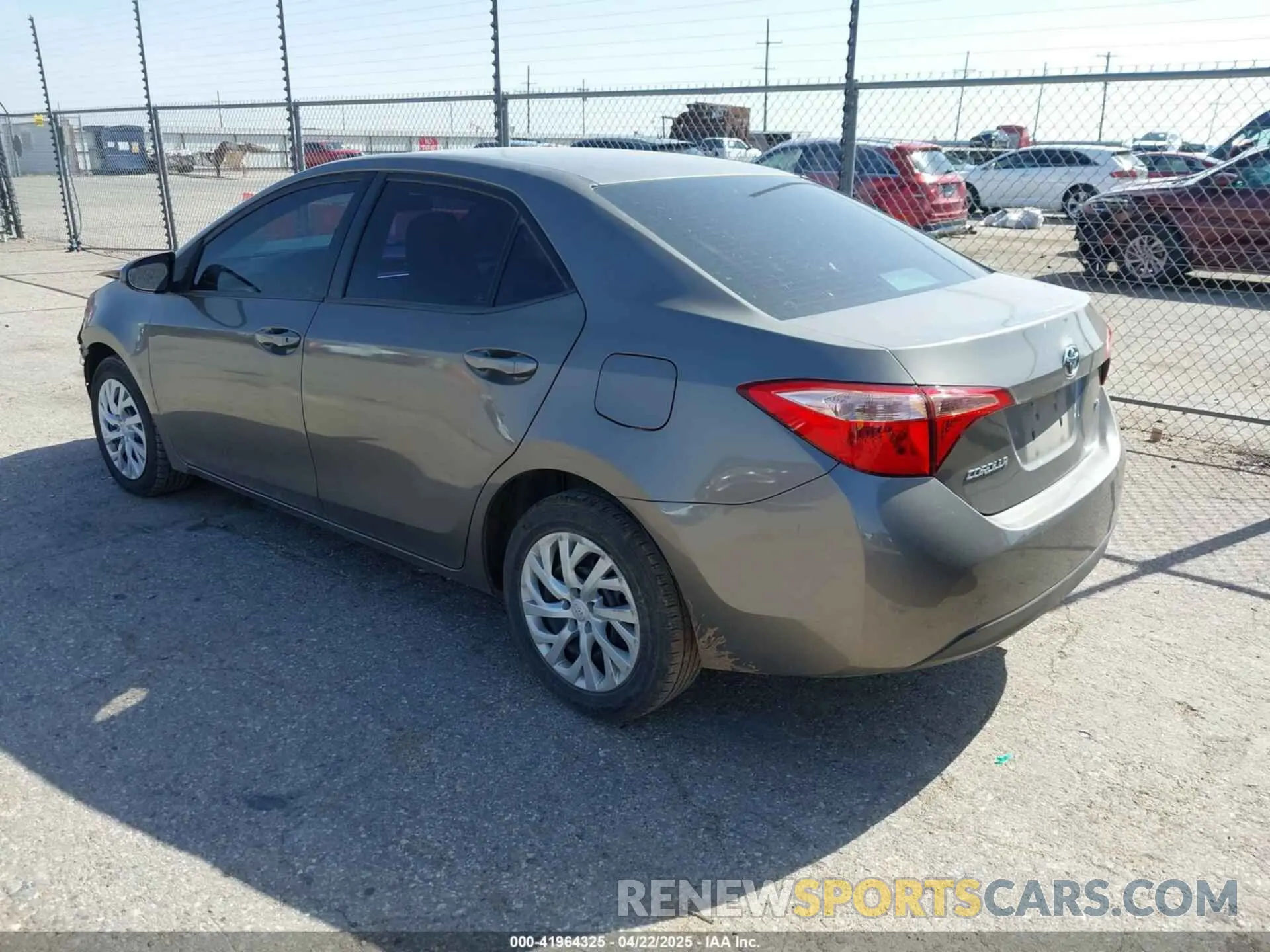 3 Photograph of a damaged car 5YFBURHE4KP873647 TOYOTA COROLLA 2019