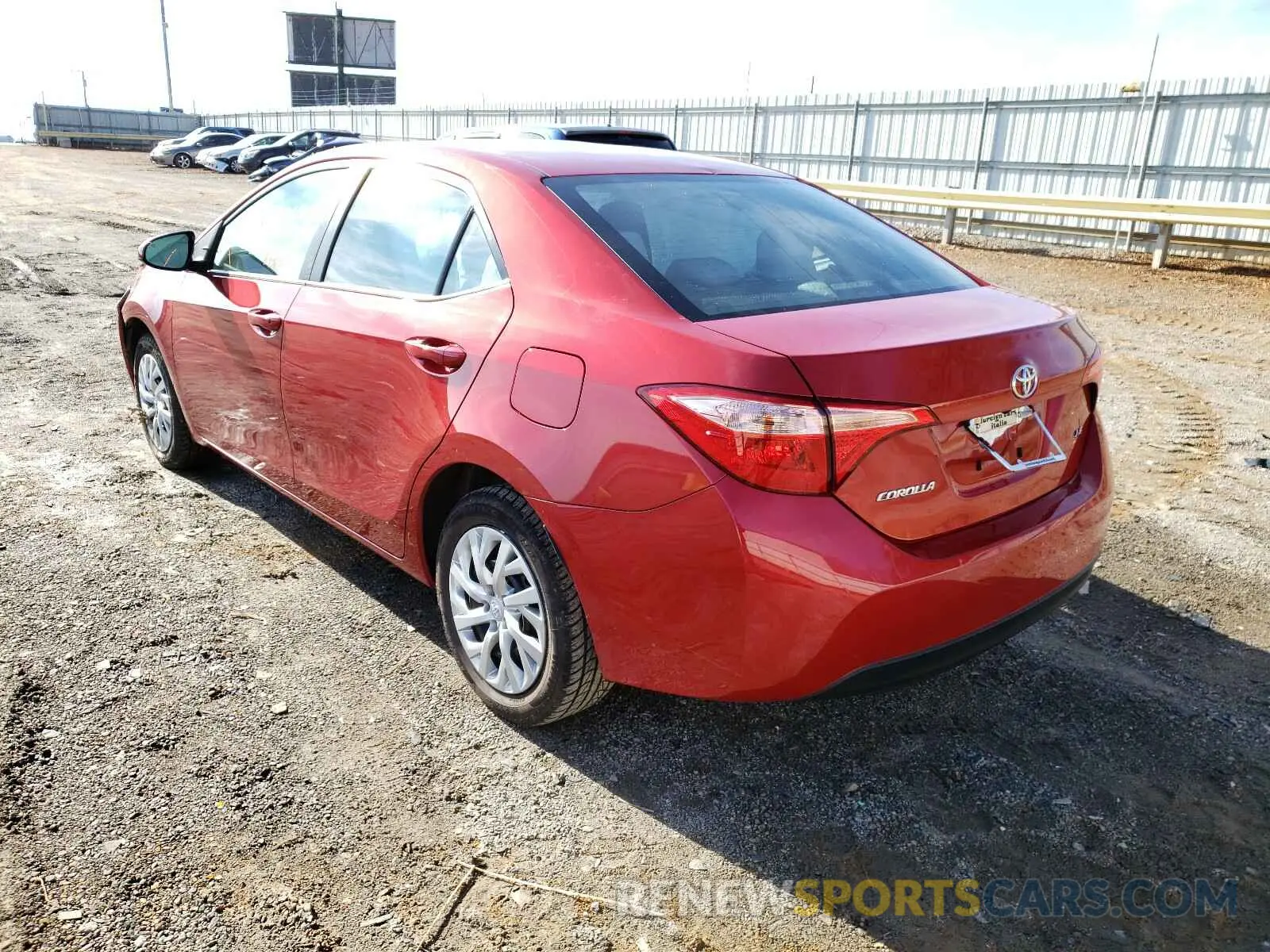 3 Photograph of a damaged car 5YFBURHE4KP875592 TOYOTA COROLLA 2019