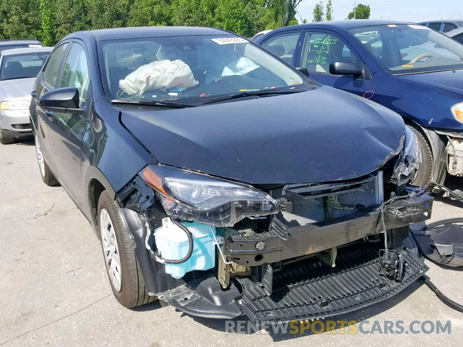 1 Photograph of a damaged car 5YFBURHE4KP882865 TOYOTA COROLLA 2019