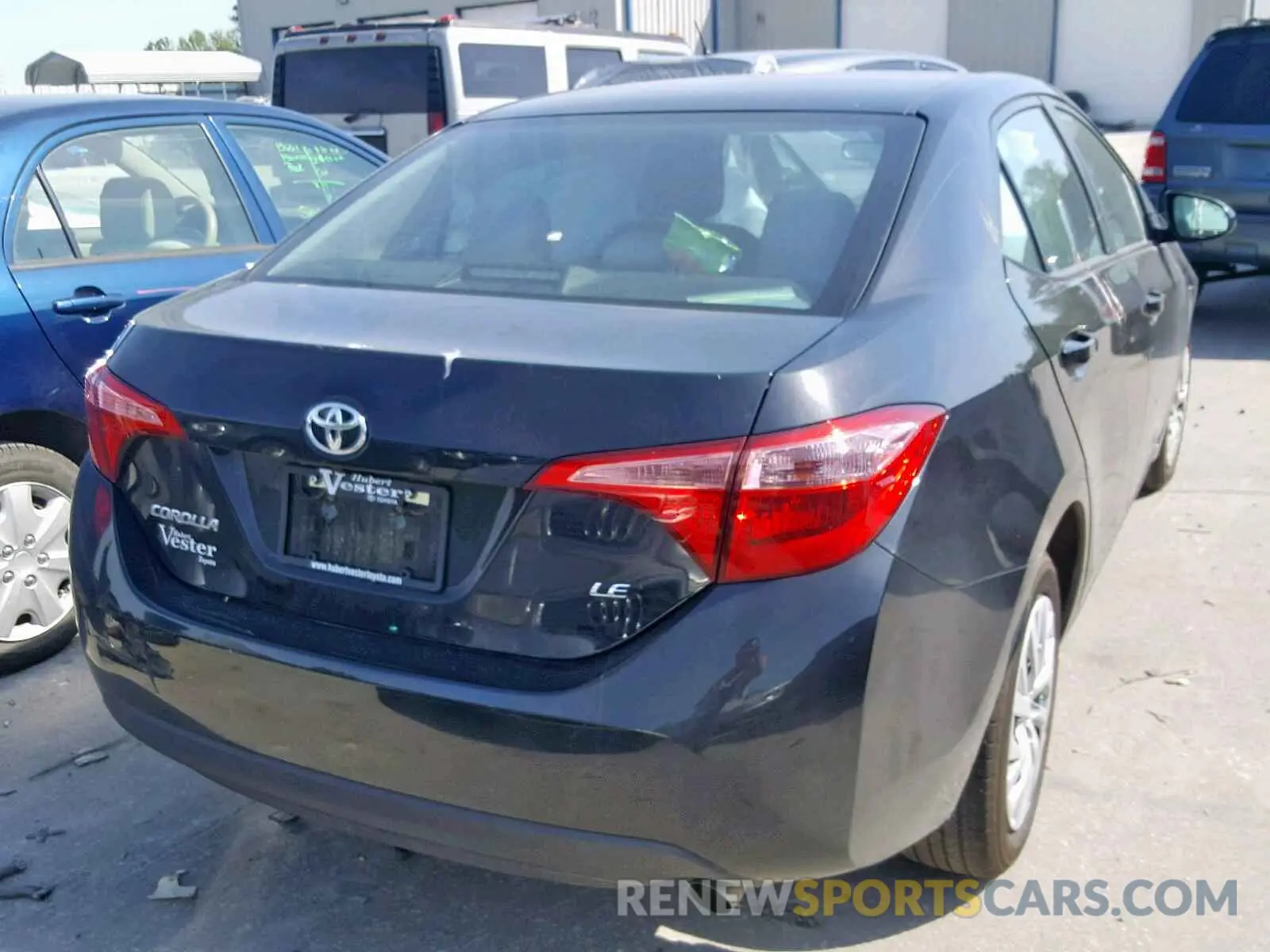 4 Photograph of a damaged car 5YFBURHE4KP882865 TOYOTA COROLLA 2019