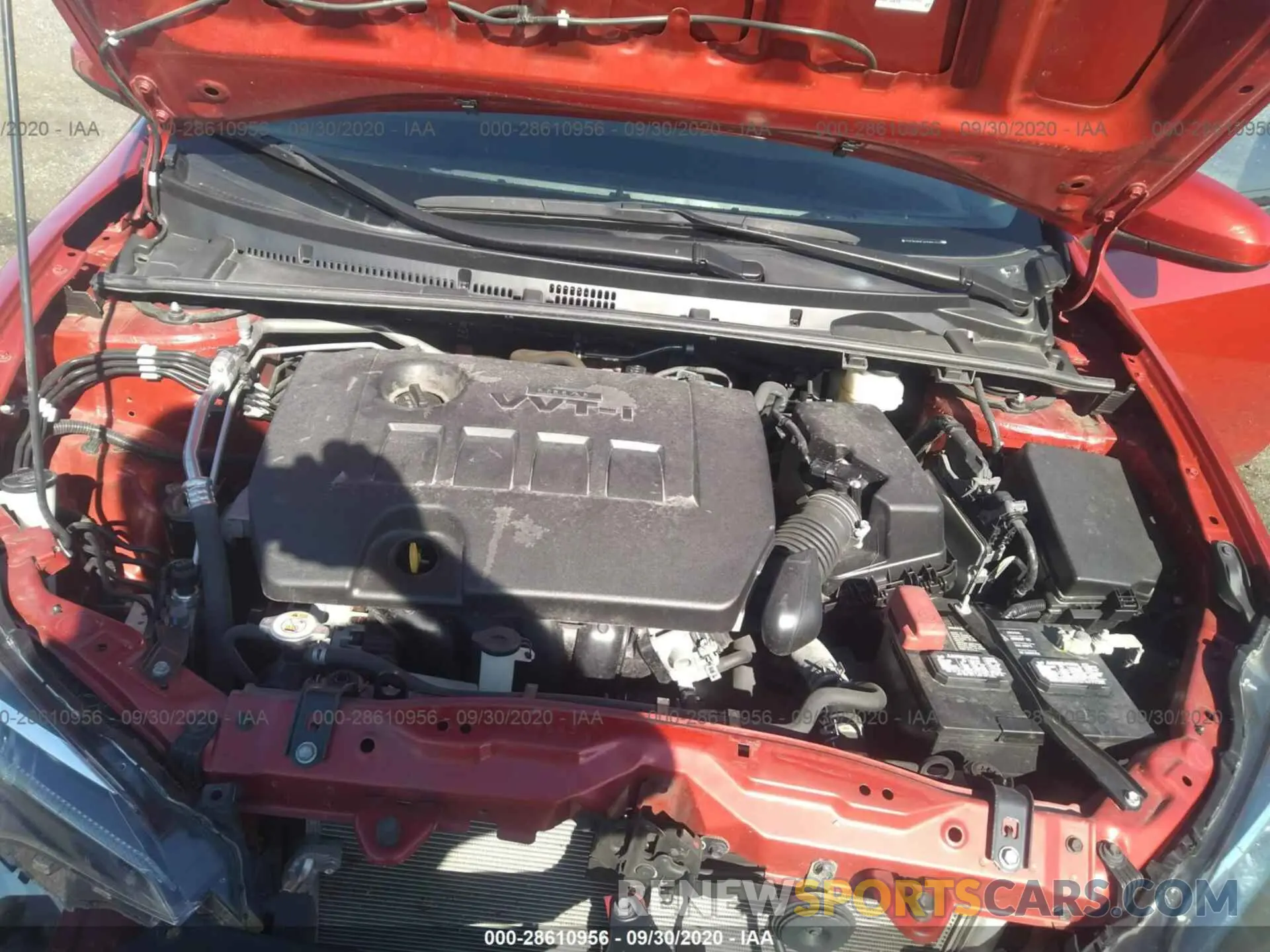 10 Photograph of a damaged car 5YFBURHE4KP884910 TOYOTA COROLLA 2019