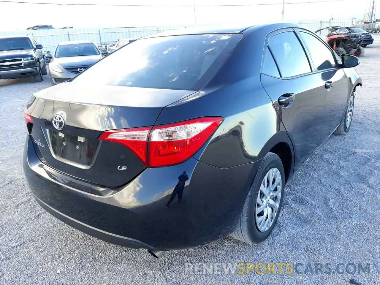 4 Photograph of a damaged car 5YFBURHE4KP887046 TOYOTA COROLLA 2019