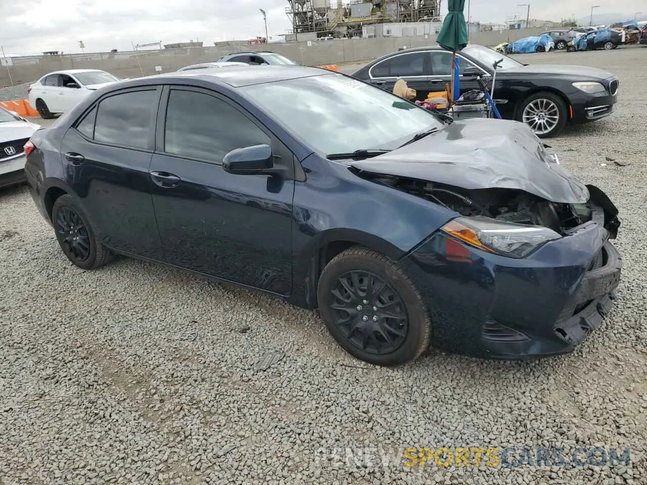 4 Фотография поврежденного автомобиля 5YFBURHE4KP887144 TOYOTA COROLLA 2019