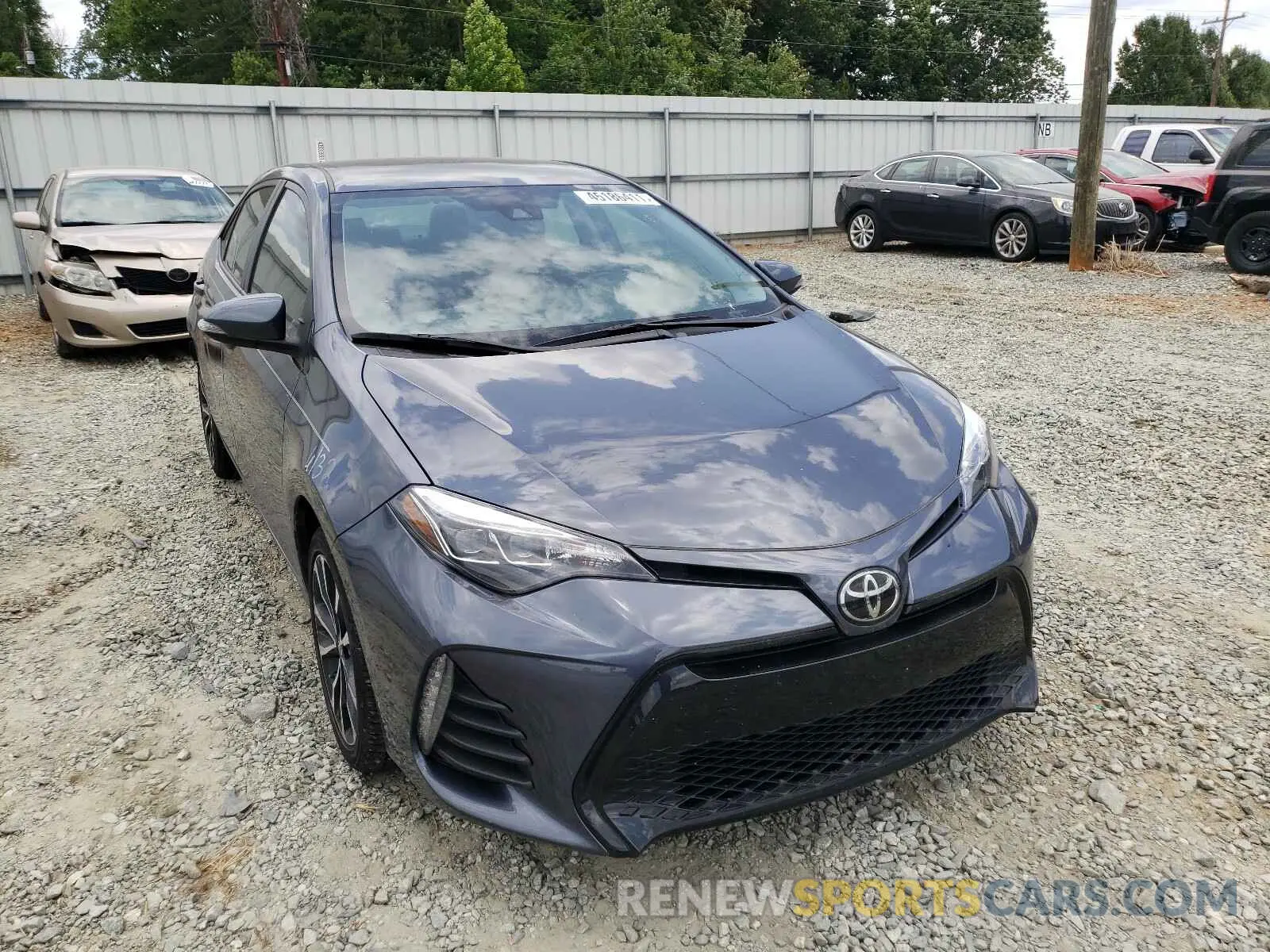 1 Photograph of a damaged car 5YFBURHE4KP892196 TOYOTA COROLLA 2019