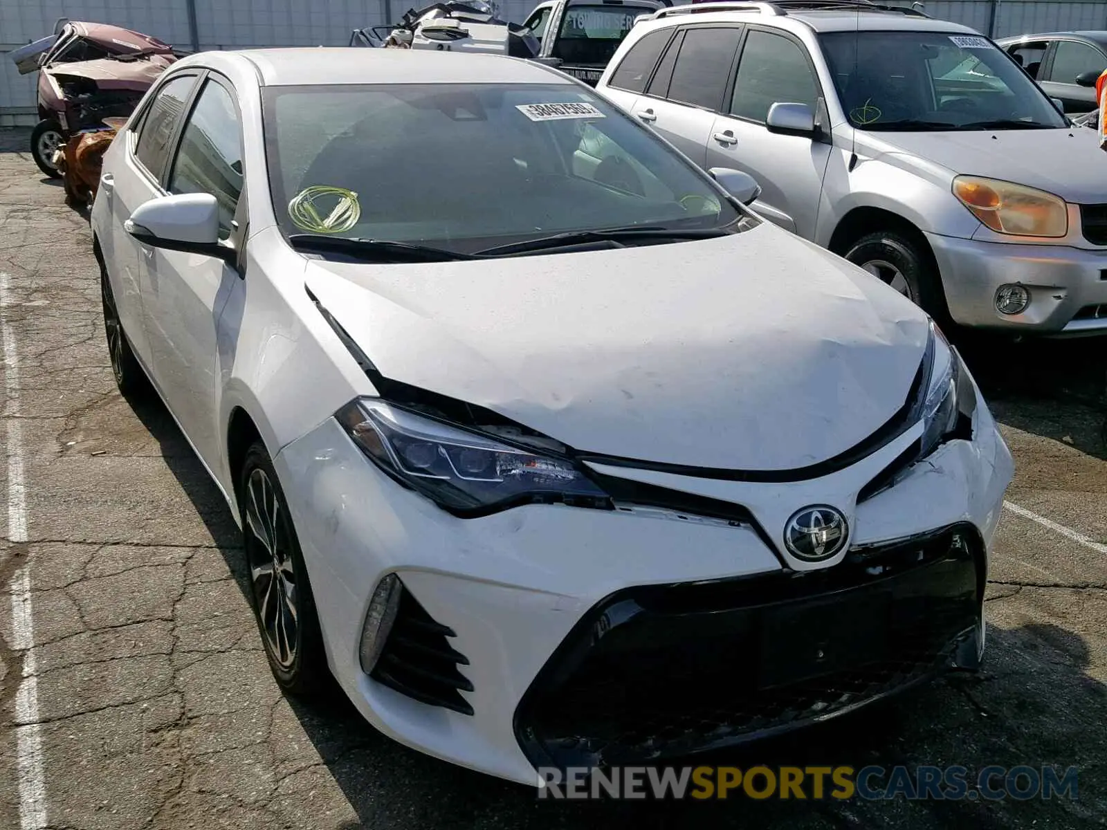 1 Photograph of a damaged car 5YFBURHE4KP895874 TOYOTA COROLLA 2019