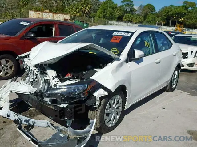2 Photograph of a damaged car 5YFBURHE4KP896894 TOYOTA COROLLA 2019