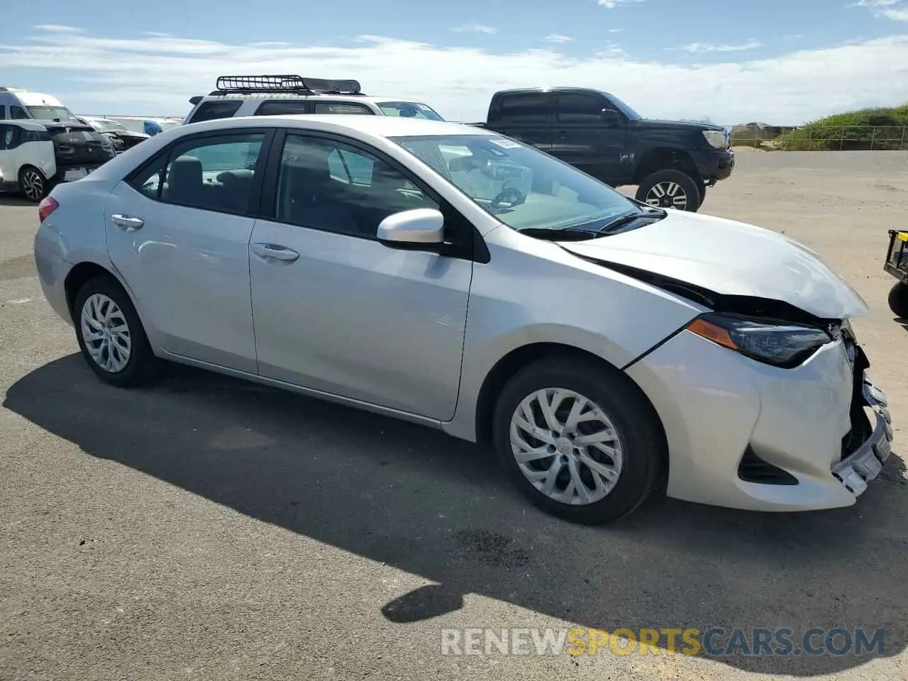 4 Photograph of a damaged car 5YFBURHE4KP899150 TOYOTA COROLLA 2019
