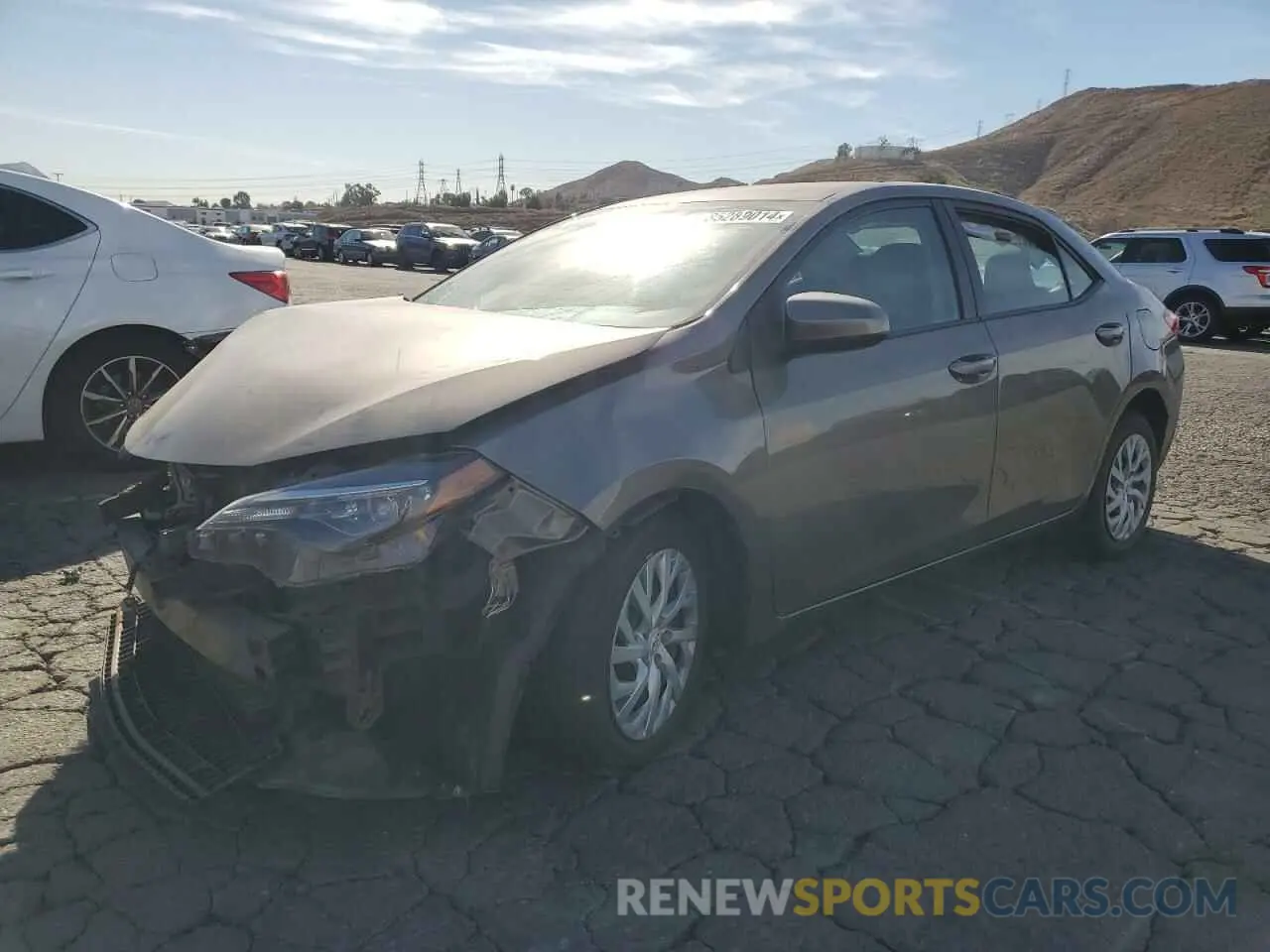 1 Photograph of a damaged car 5YFBURHE4KP900734 TOYOTA COROLLA 2019