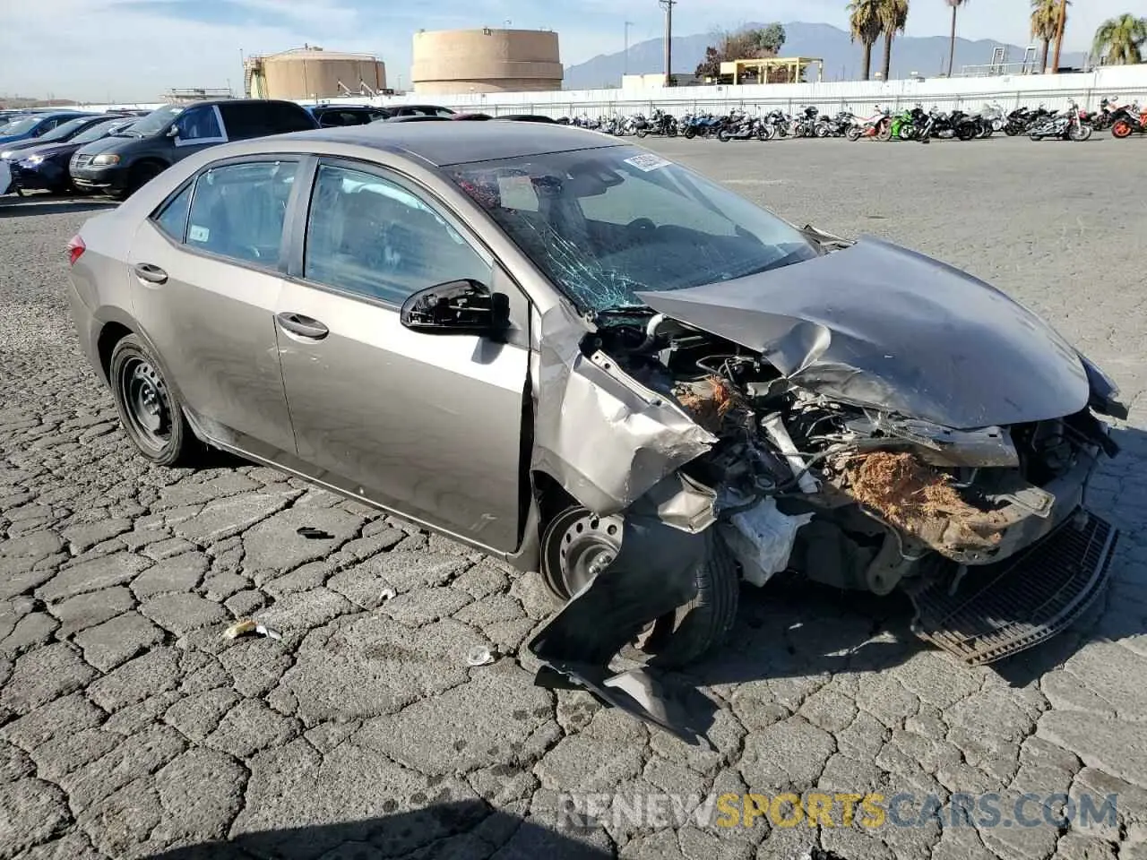 4 Photograph of a damaged car 5YFBURHE4KP900734 TOYOTA COROLLA 2019