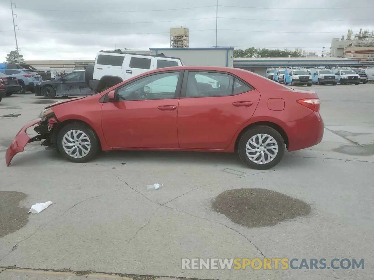 2 Photograph of a damaged car 5YFBURHE4KP903004 TOYOTA COROLLA 2019