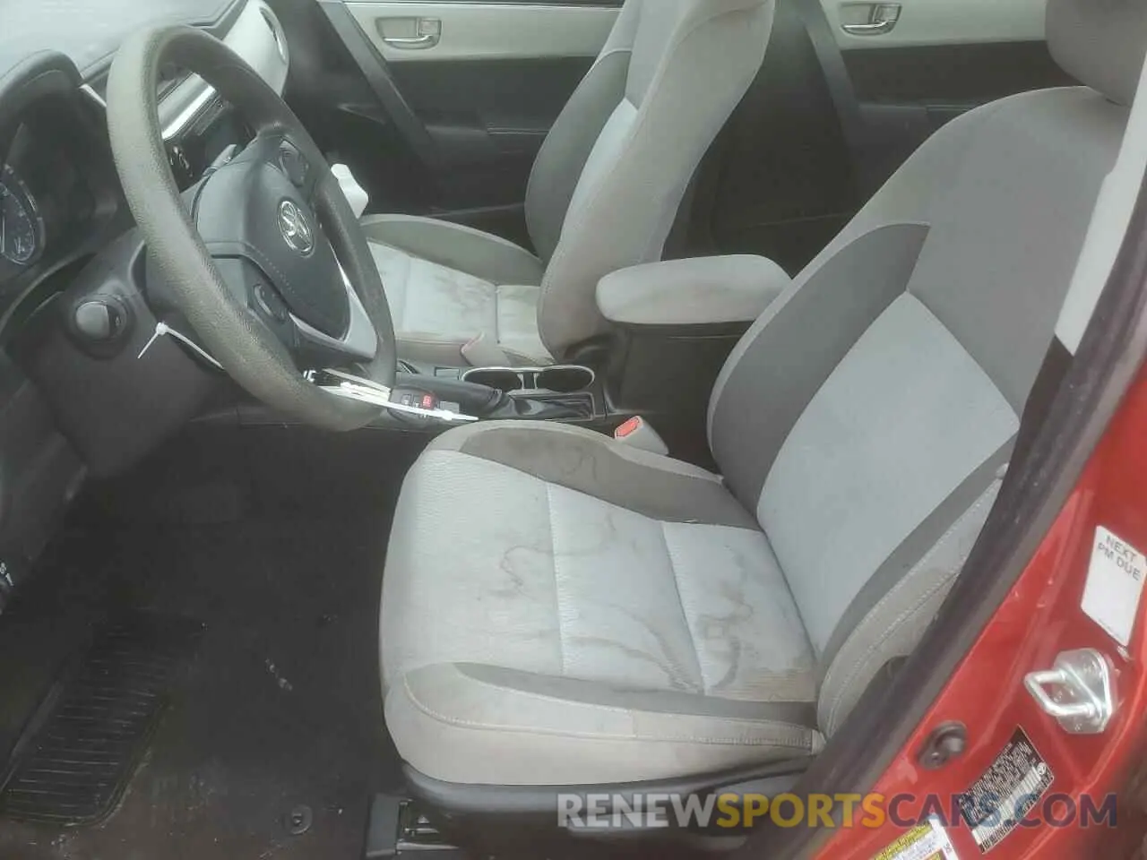 7 Photograph of a damaged car 5YFBURHE4KP903004 TOYOTA COROLLA 2019
