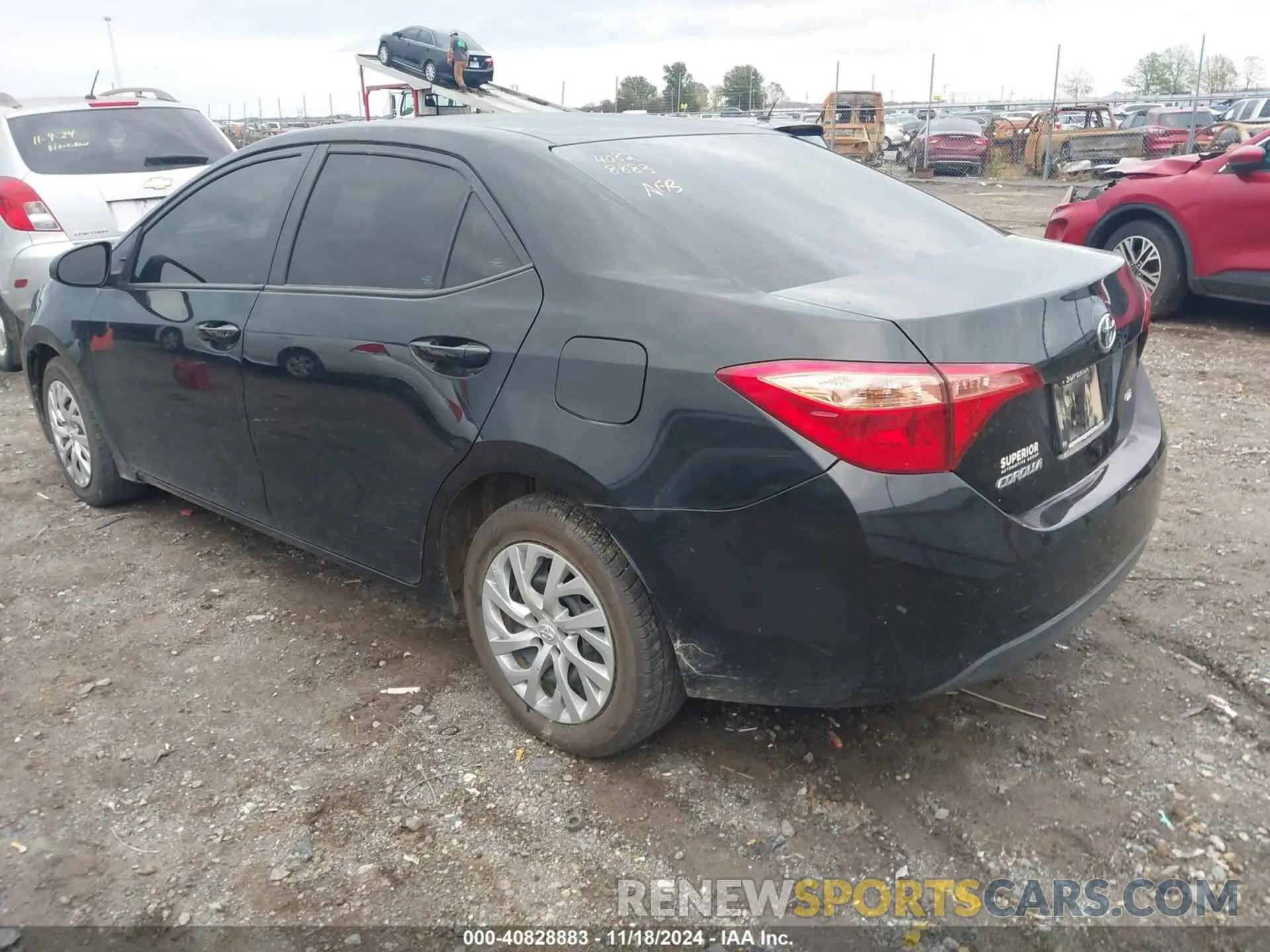 3 Photograph of a damaged car 5YFBURHE4KP905206 TOYOTA COROLLA 2019