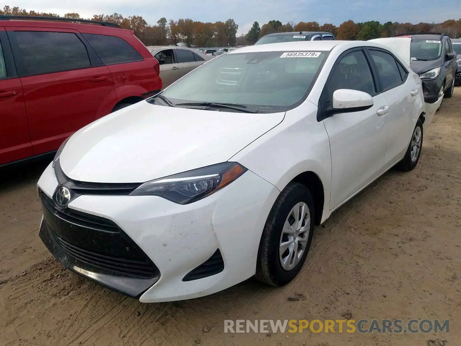 2 Photograph of a damaged car 5YFBURHE4KP913788 TOYOTA COROLLA 2019