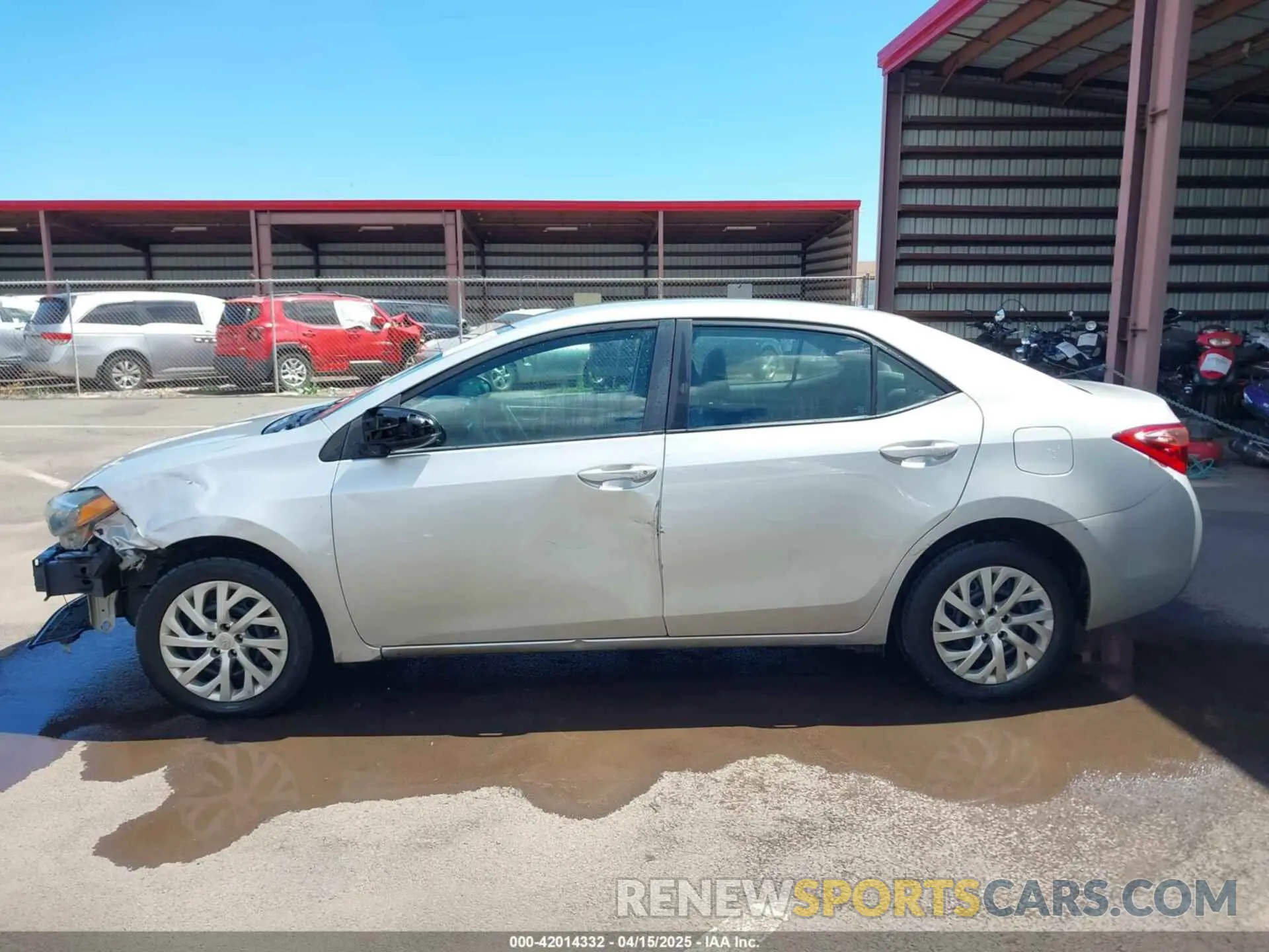 15 Фотография поврежденного автомобиля 5YFBURHE4KP916318 TOYOTA COROLLA 2019