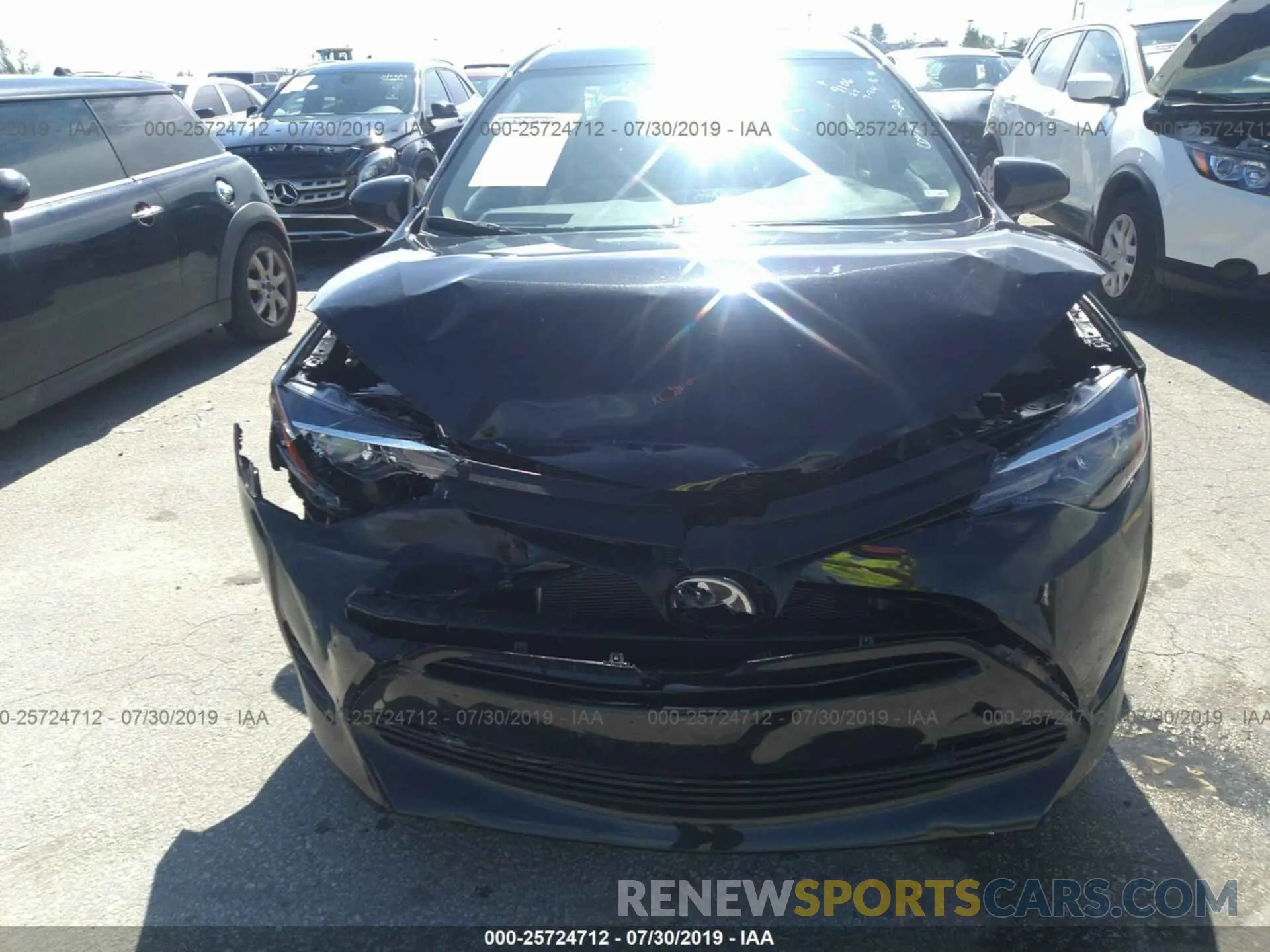 6 Photograph of a damaged car 5YFBURHE4KP919106 TOYOTA COROLLA 2019