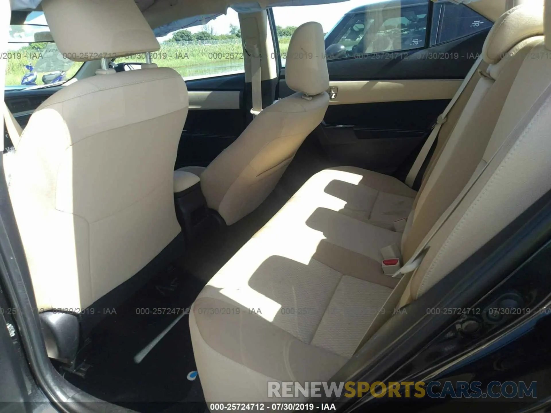 8 Photograph of a damaged car 5YFBURHE4KP919106 TOYOTA COROLLA 2019