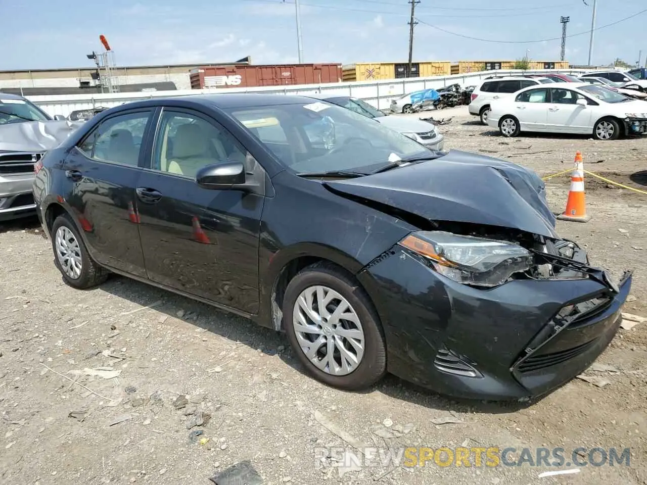 4 Photograph of a damaged car 5YFBURHE4KP920059 TOYOTA COROLLA 2019