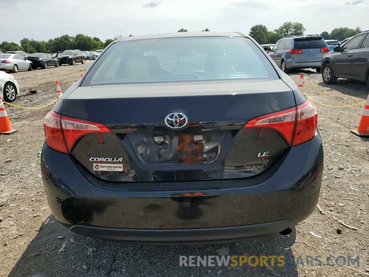 6 Photograph of a damaged car 5YFBURHE4KP920059 TOYOTA COROLLA 2019