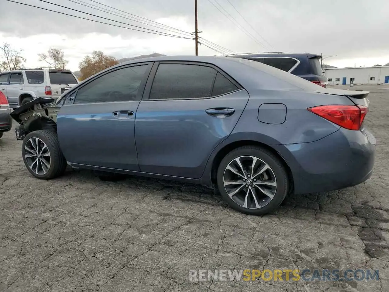 2 Photograph of a damaged car 5YFBURHE4KP922507 TOYOTA COROLLA 2019