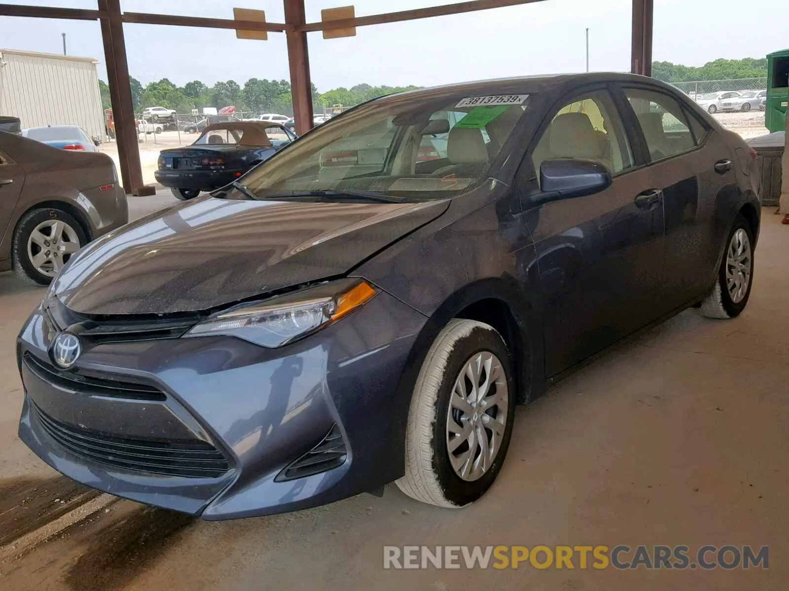 2 Photograph of a damaged car 5YFBURHE4KP929442 TOYOTA COROLLA 2019