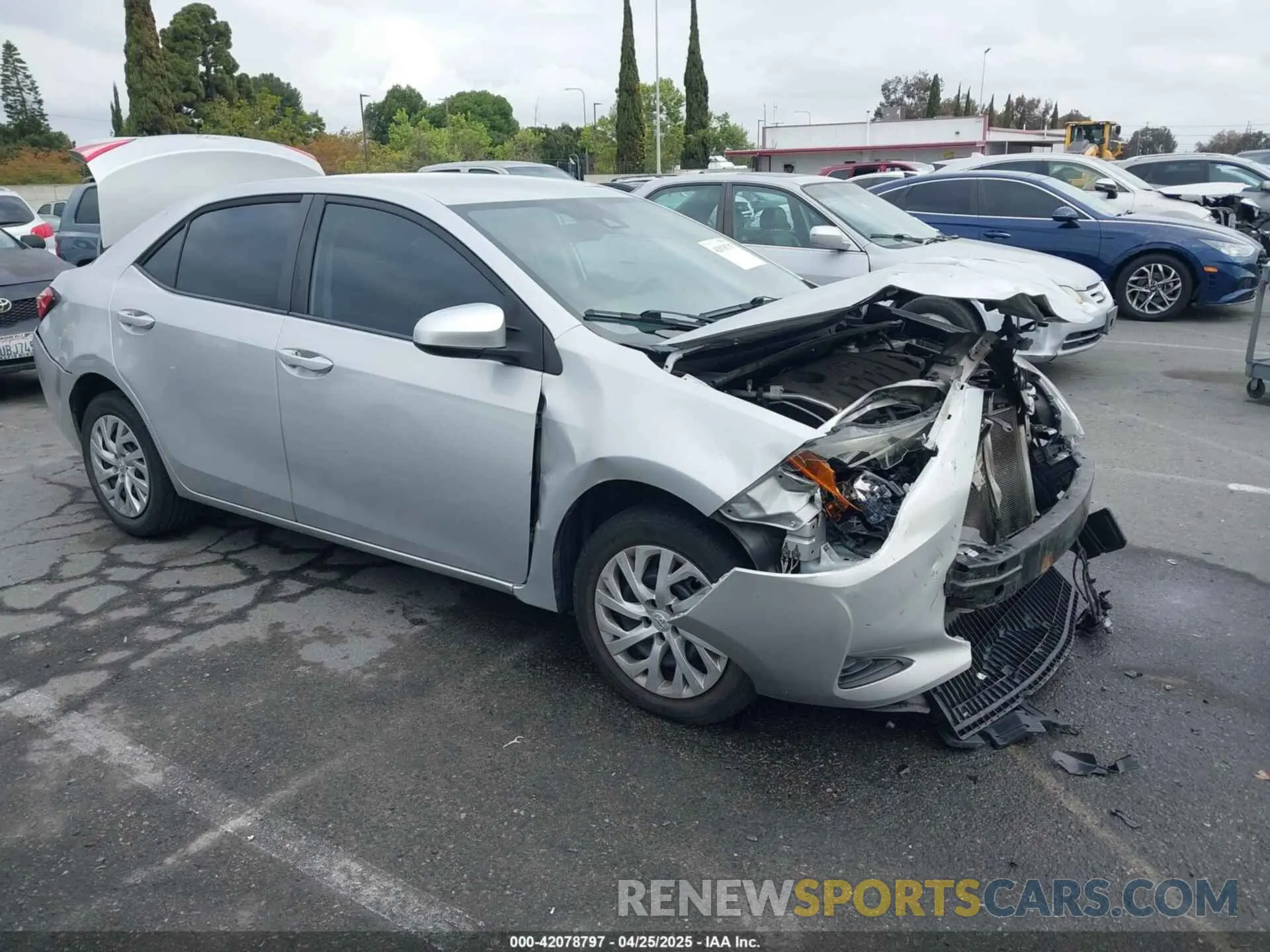 1 Photograph of a damaged car 5YFBURHE4KP929909 TOYOTA COROLLA 2019
