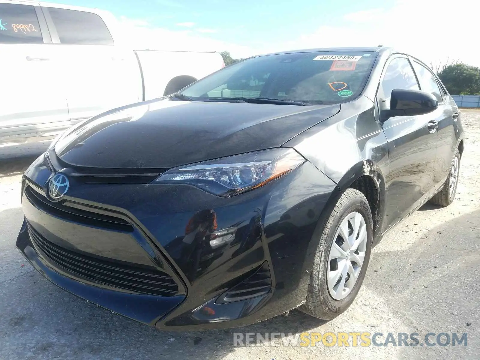 2 Photograph of a damaged car 5YFBURHE4KP938187 TOYOTA COROLLA 2019