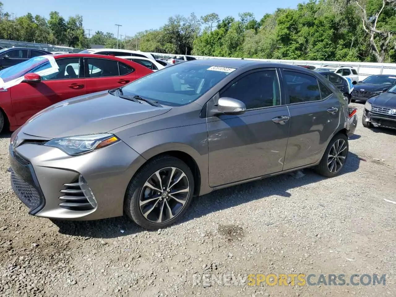1 Photograph of a damaged car 5YFBURHE4KP947794 TOYOTA COROLLA 2019