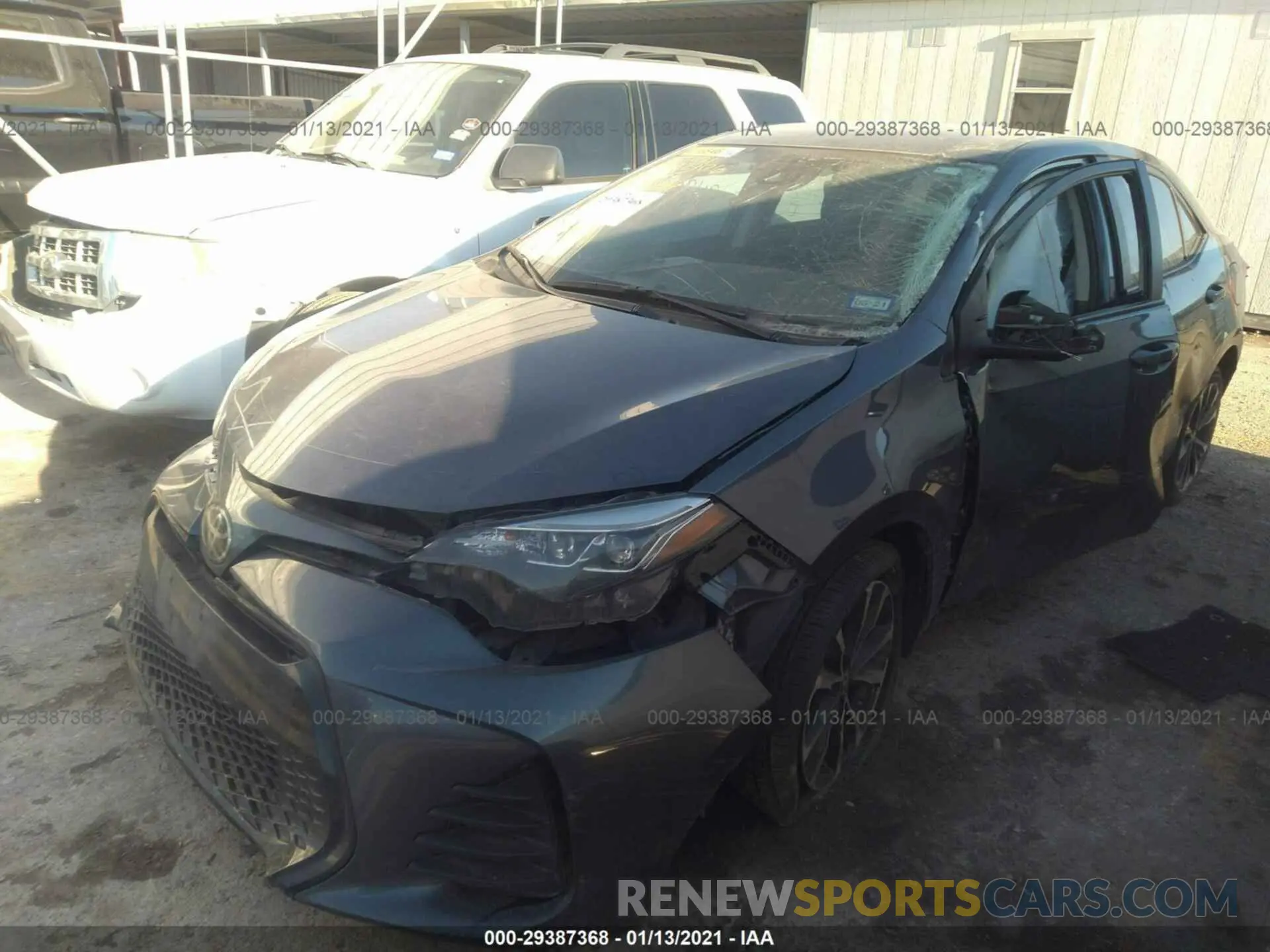 2 Photograph of a damaged car 5YFBURHE4KP949044 TOYOTA COROLLA 2019