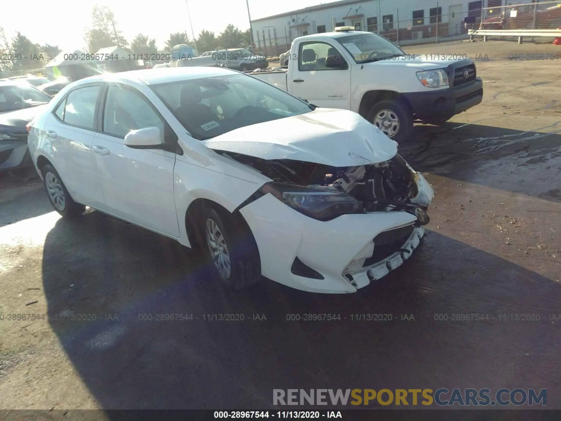 1 Photograph of a damaged car 5YFBURHE5KP856291 TOYOTA COROLLA 2019