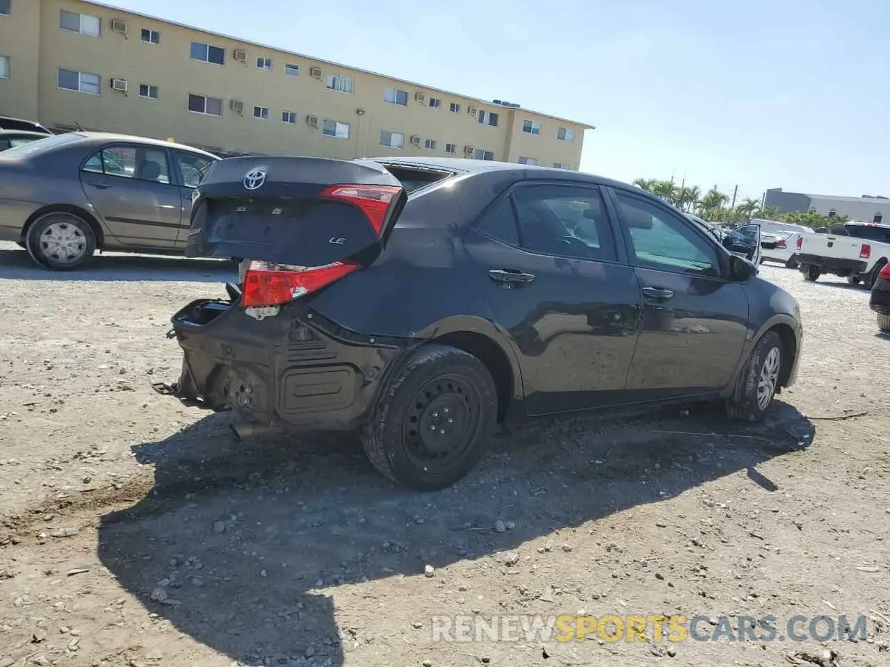 3 Photograph of a damaged car 5YFBURHE5KP865864 TOYOTA COROLLA 2019