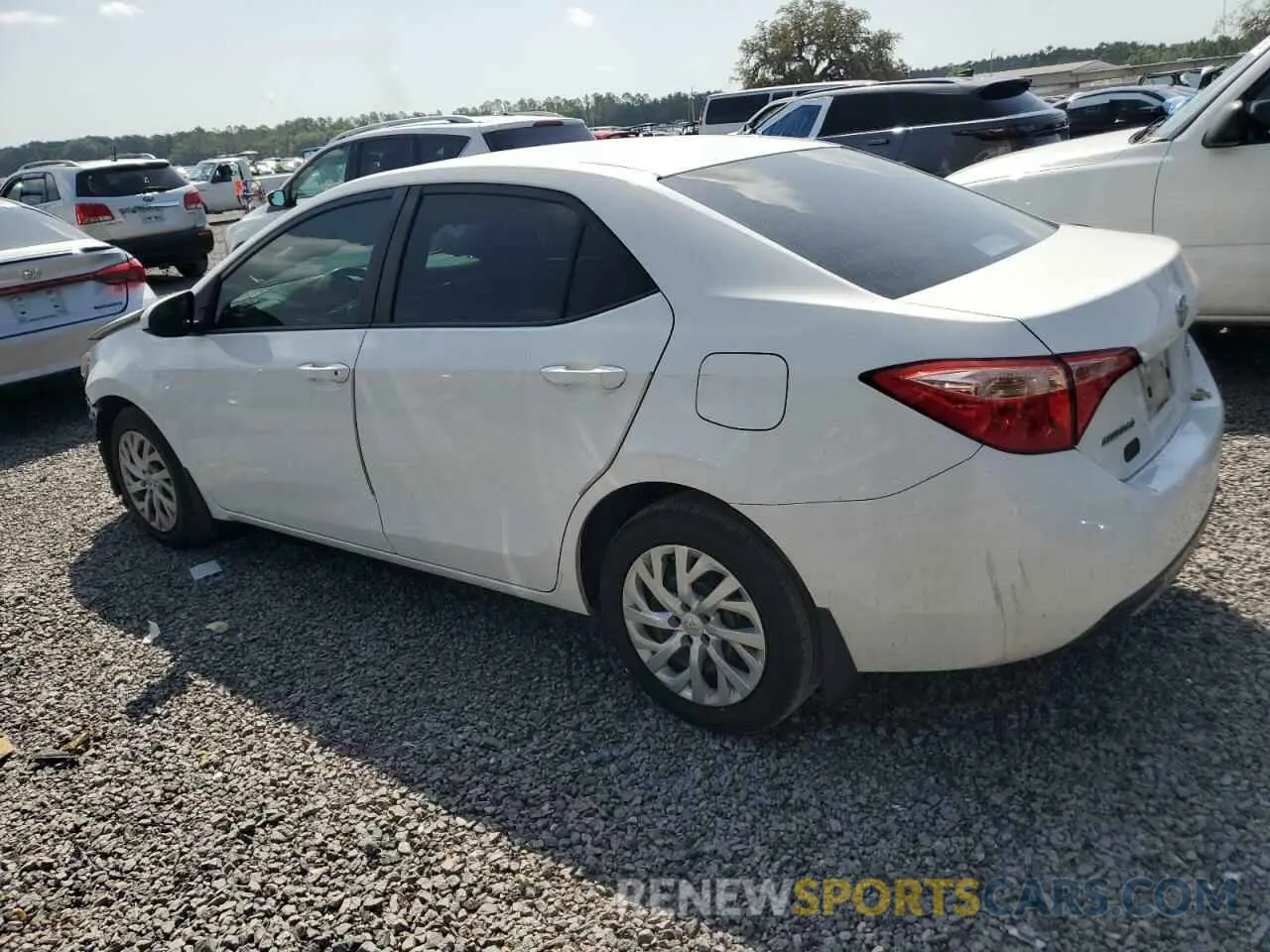 2 Photograph of a damaged car 5YFBURHE5KP868411 TOYOTA COROLLA 2019
