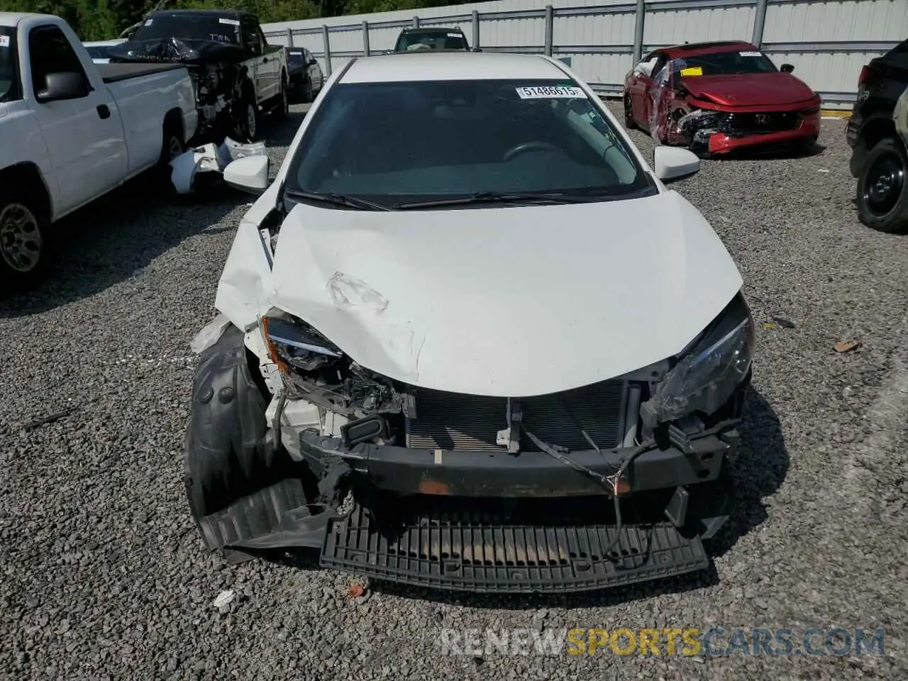 5 Photograph of a damaged car 5YFBURHE5KP868411 TOYOTA COROLLA 2019