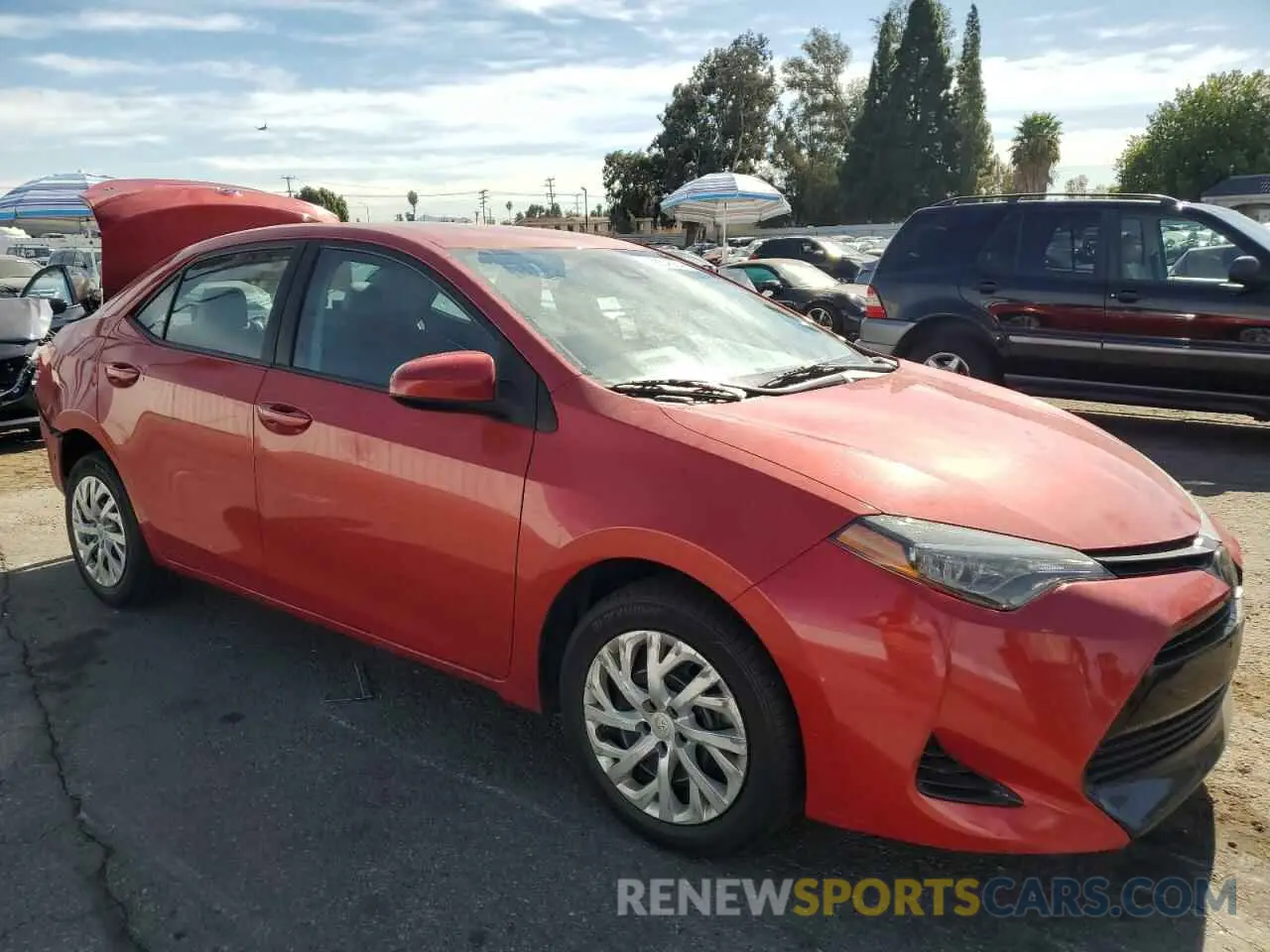 4 Photograph of a damaged car 5YFBURHE5KP872958 TOYOTA COROLLA 2019