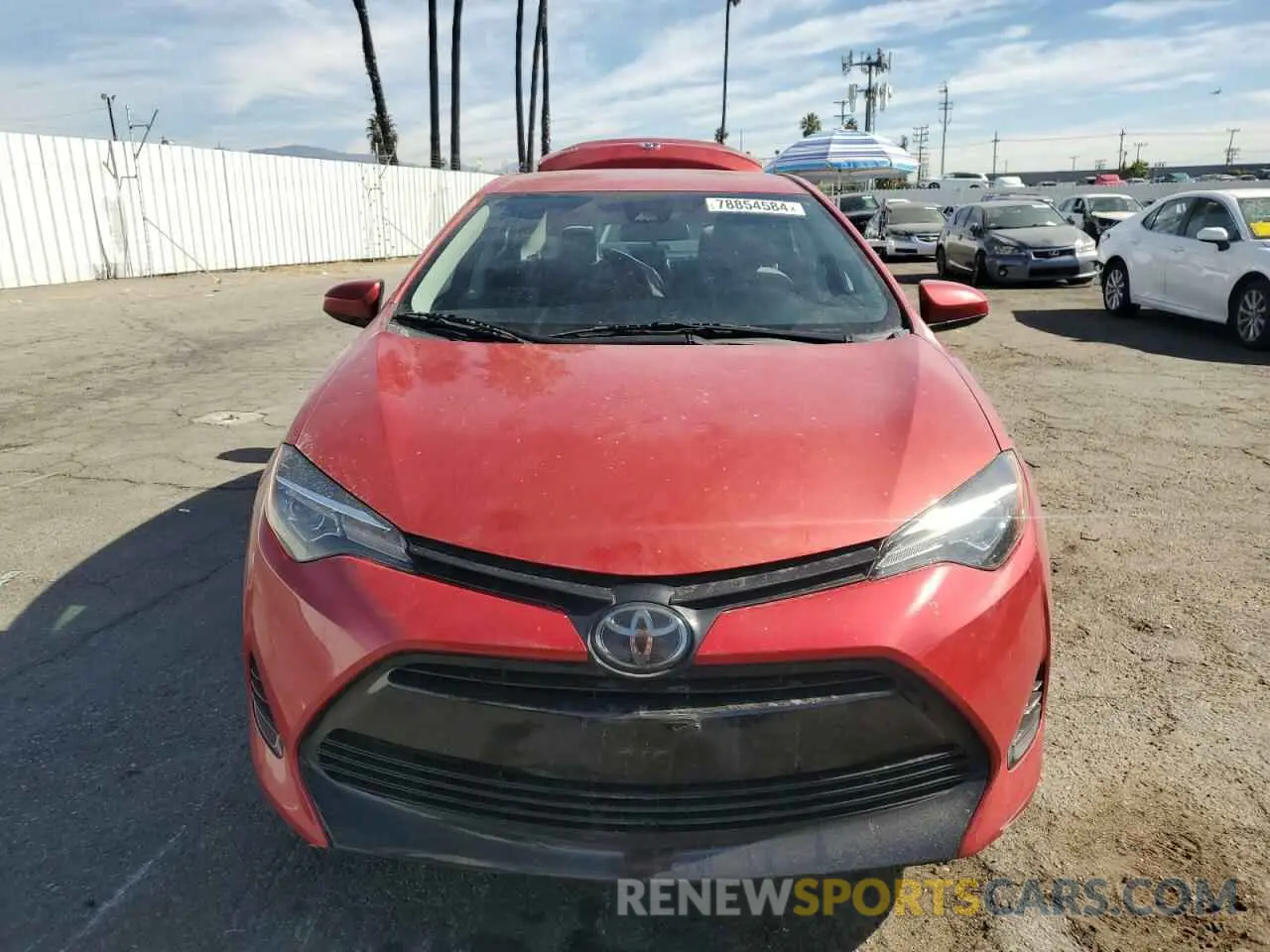 5 Photograph of a damaged car 5YFBURHE5KP872958 TOYOTA COROLLA 2019