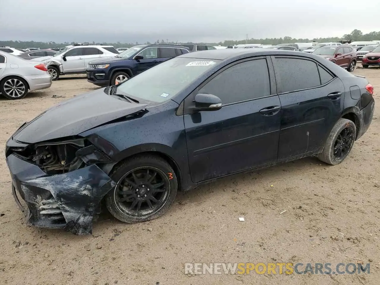 1 Photograph of a damaged car 5YFBURHE5KP873317 TOYOTA COROLLA 2019