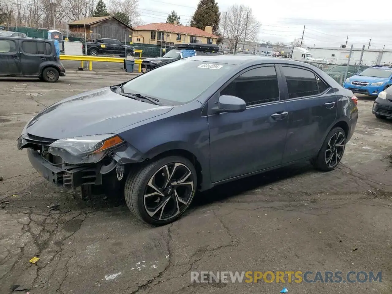 1 Photograph of a damaged car 5YFBURHE5KP875357 TOYOTA COROLLA 2019