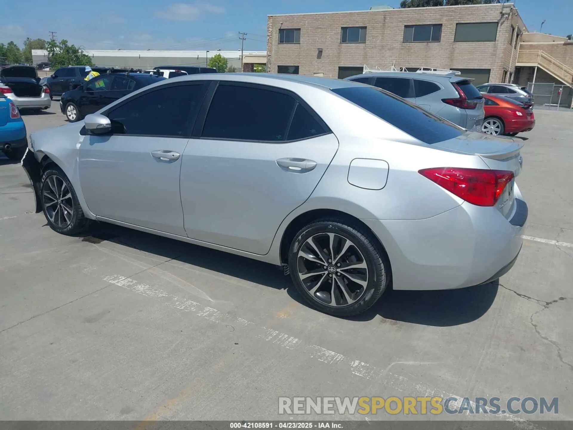 3 Photograph of a damaged car 5YFBURHE5KP877691 TOYOTA COROLLA 2019