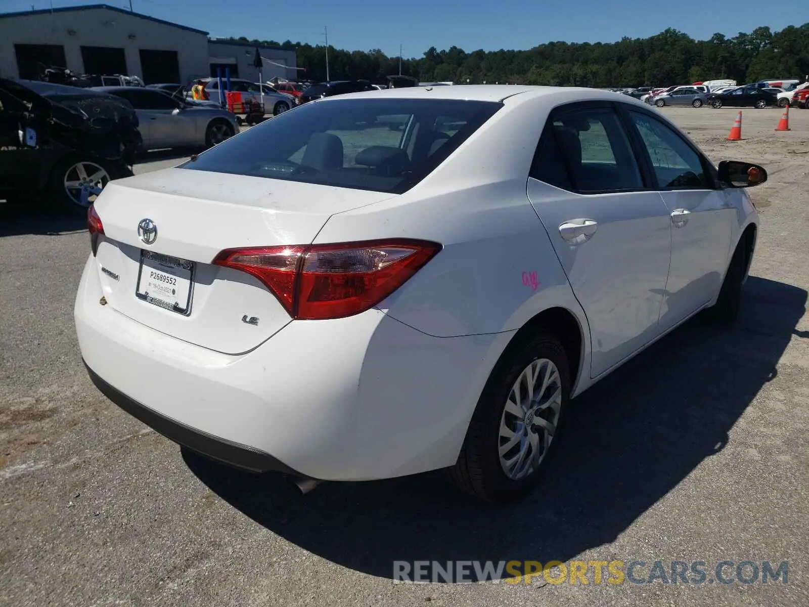 4 Photograph of a damaged car 5YFBURHE5KP877724 TOYOTA COROLLA 2019