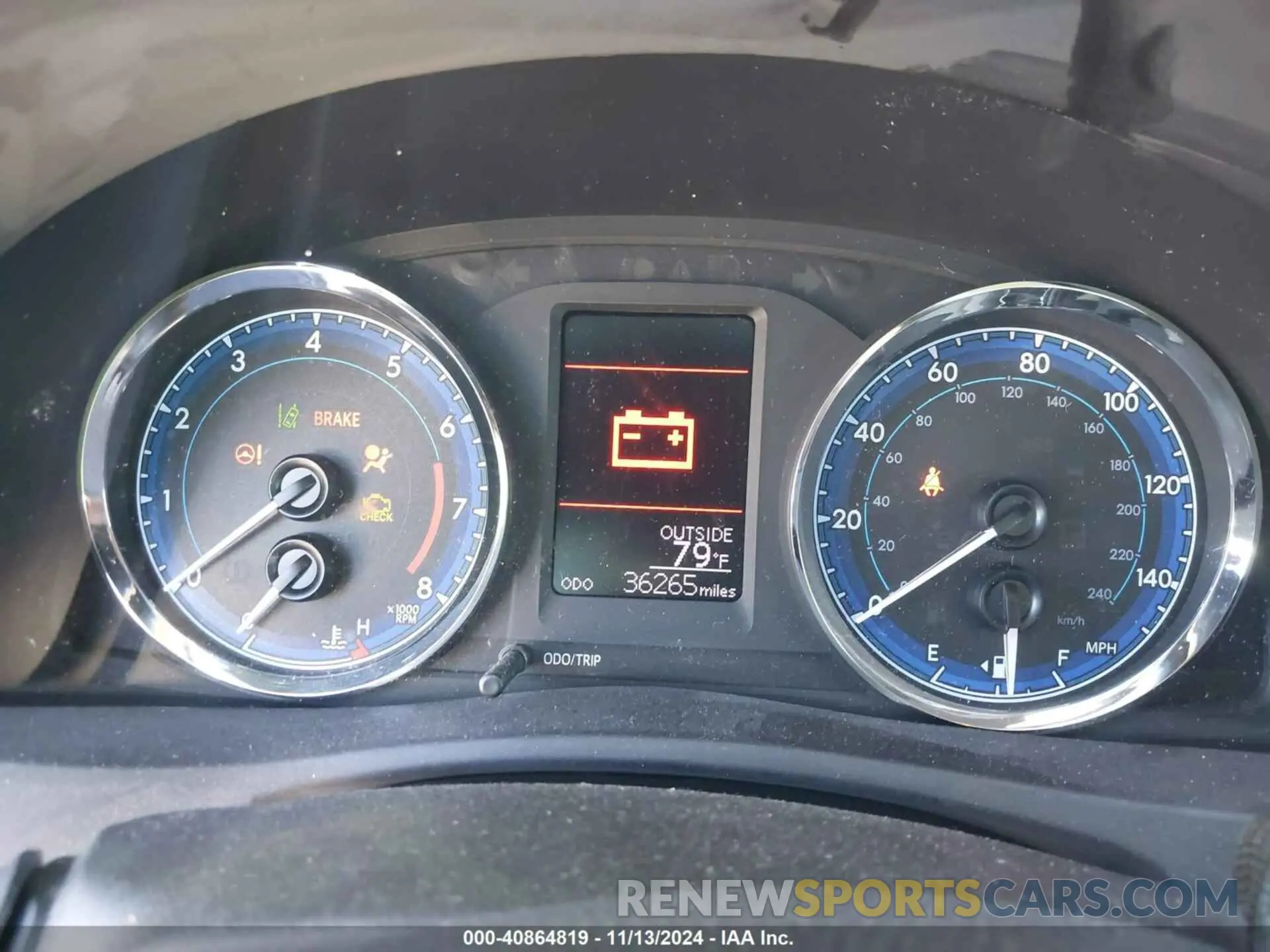 7 Photograph of a damaged car 5YFBURHE5KP883782 TOYOTA COROLLA 2019