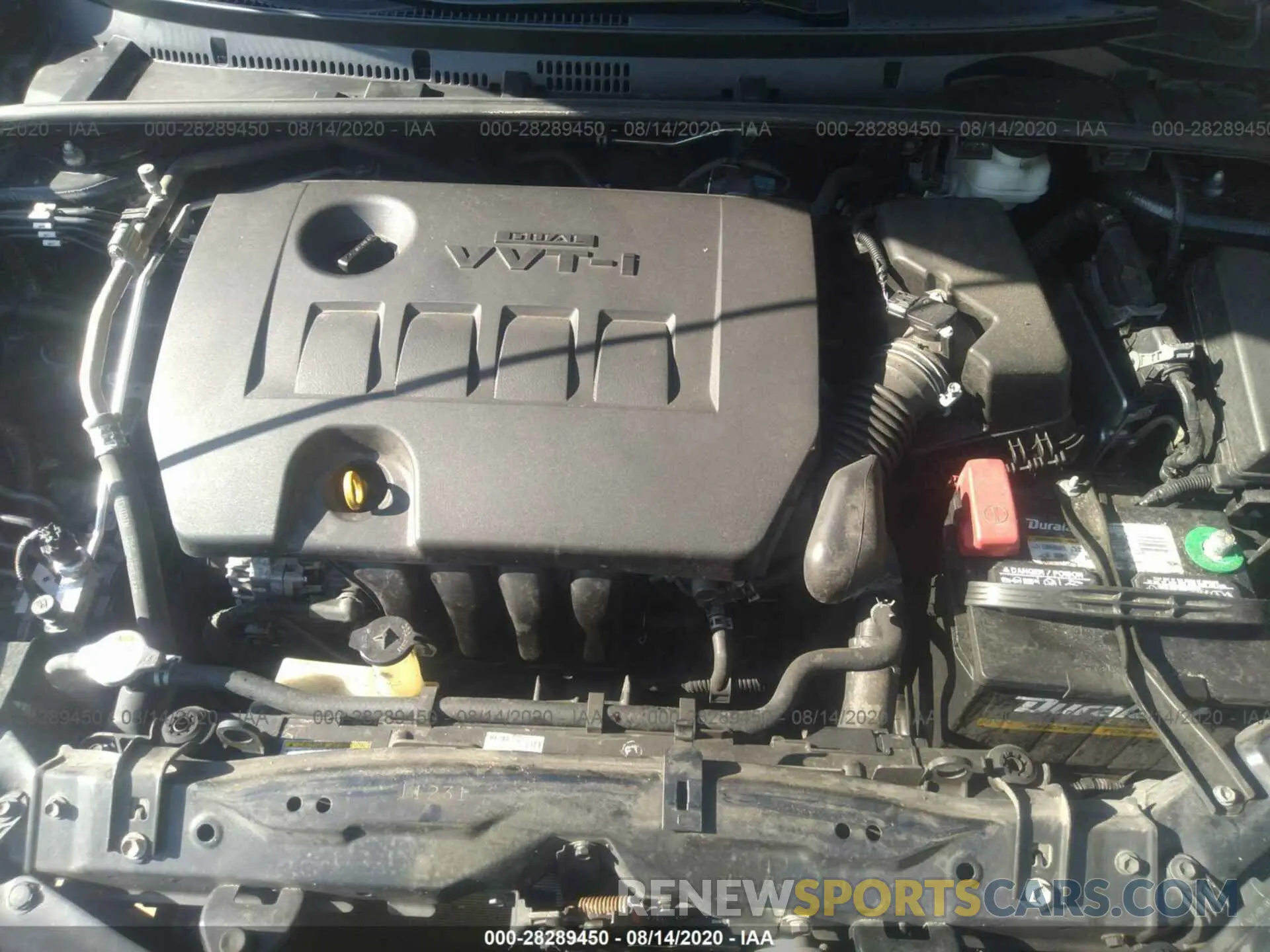 10 Photograph of a damaged car 5YFBURHE5KP886598 TOYOTA COROLLA 2019