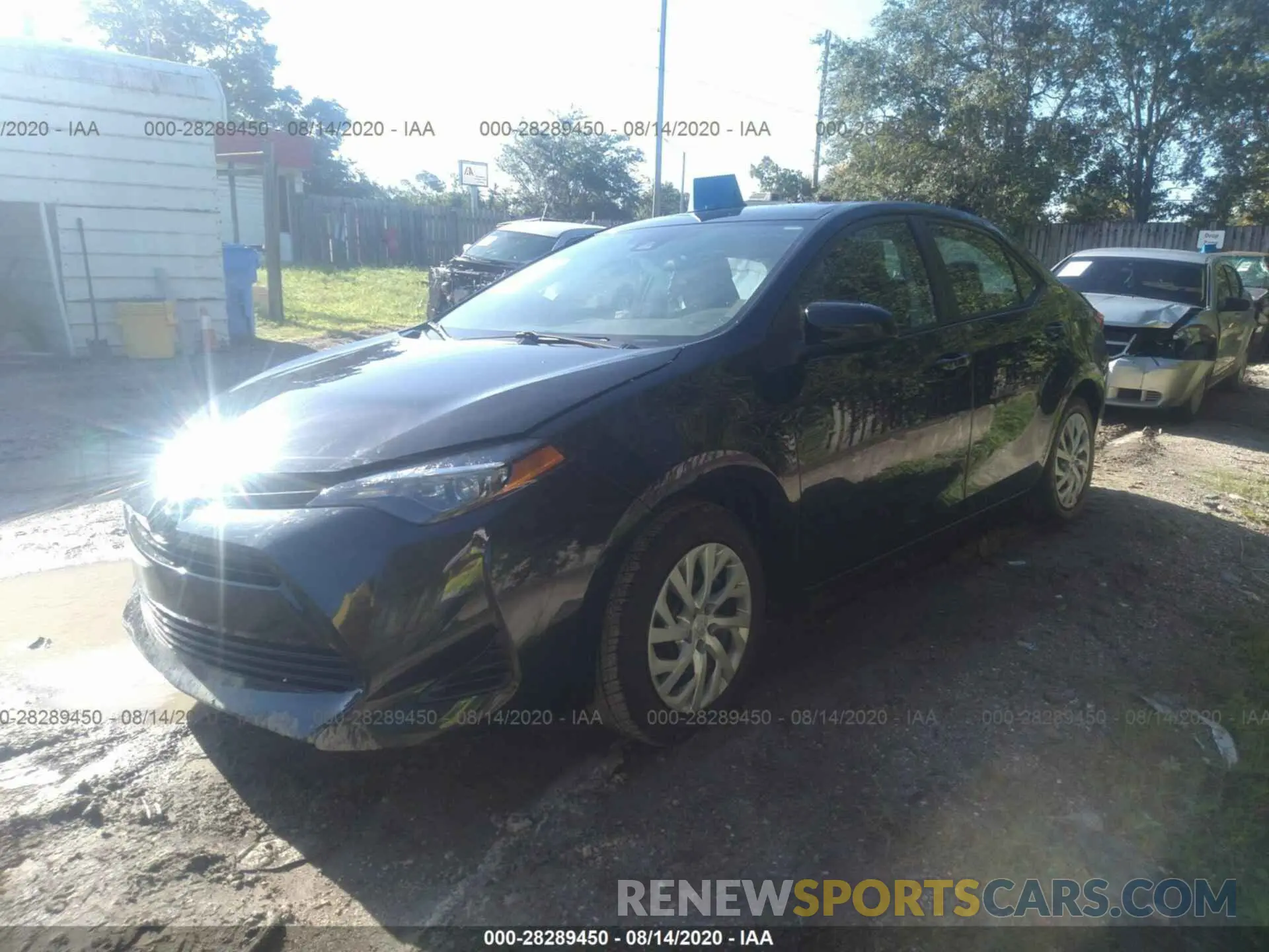 2 Photograph of a damaged car 5YFBURHE5KP886598 TOYOTA COROLLA 2019